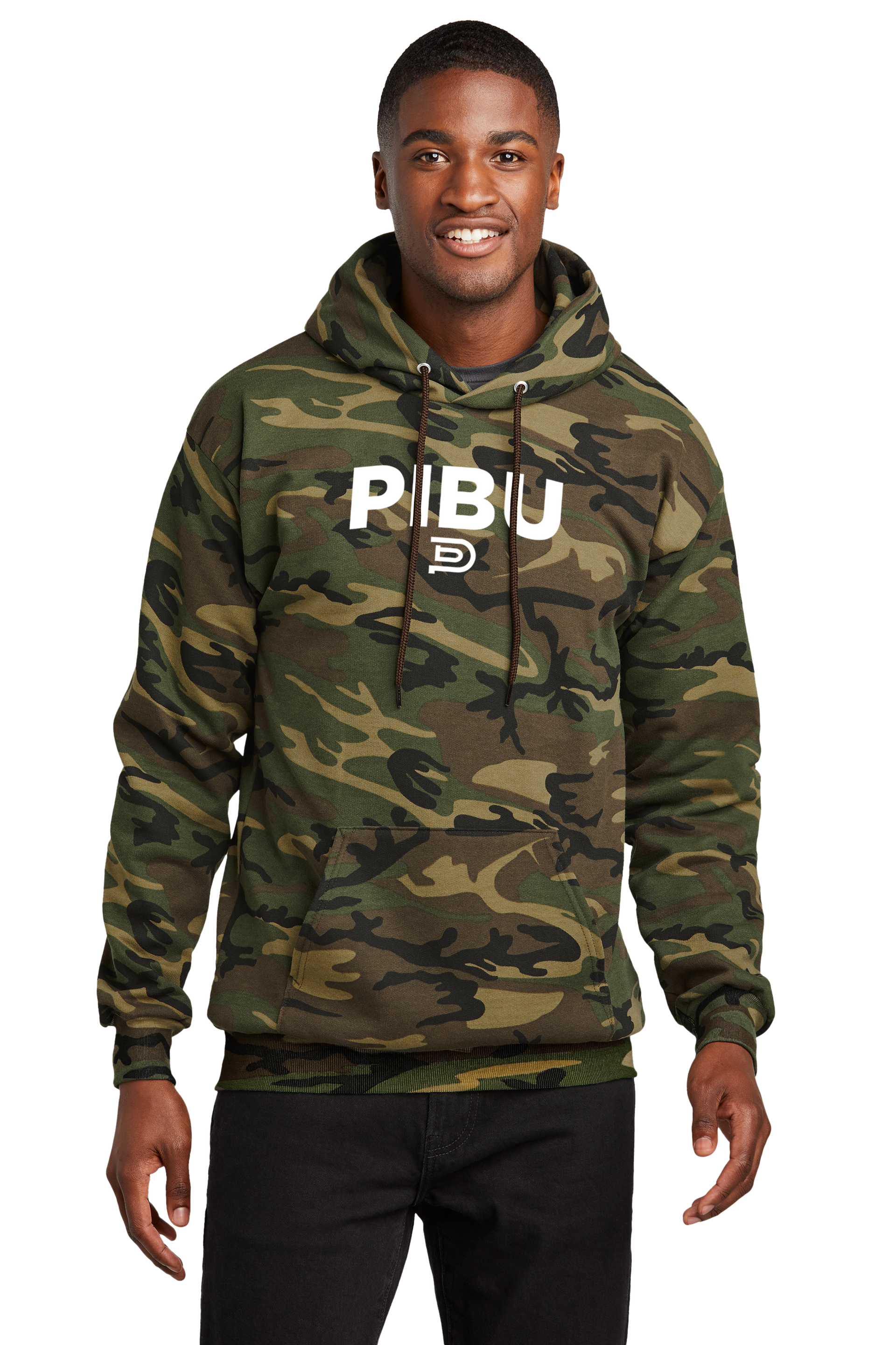 P1 Camo Hoodie - White