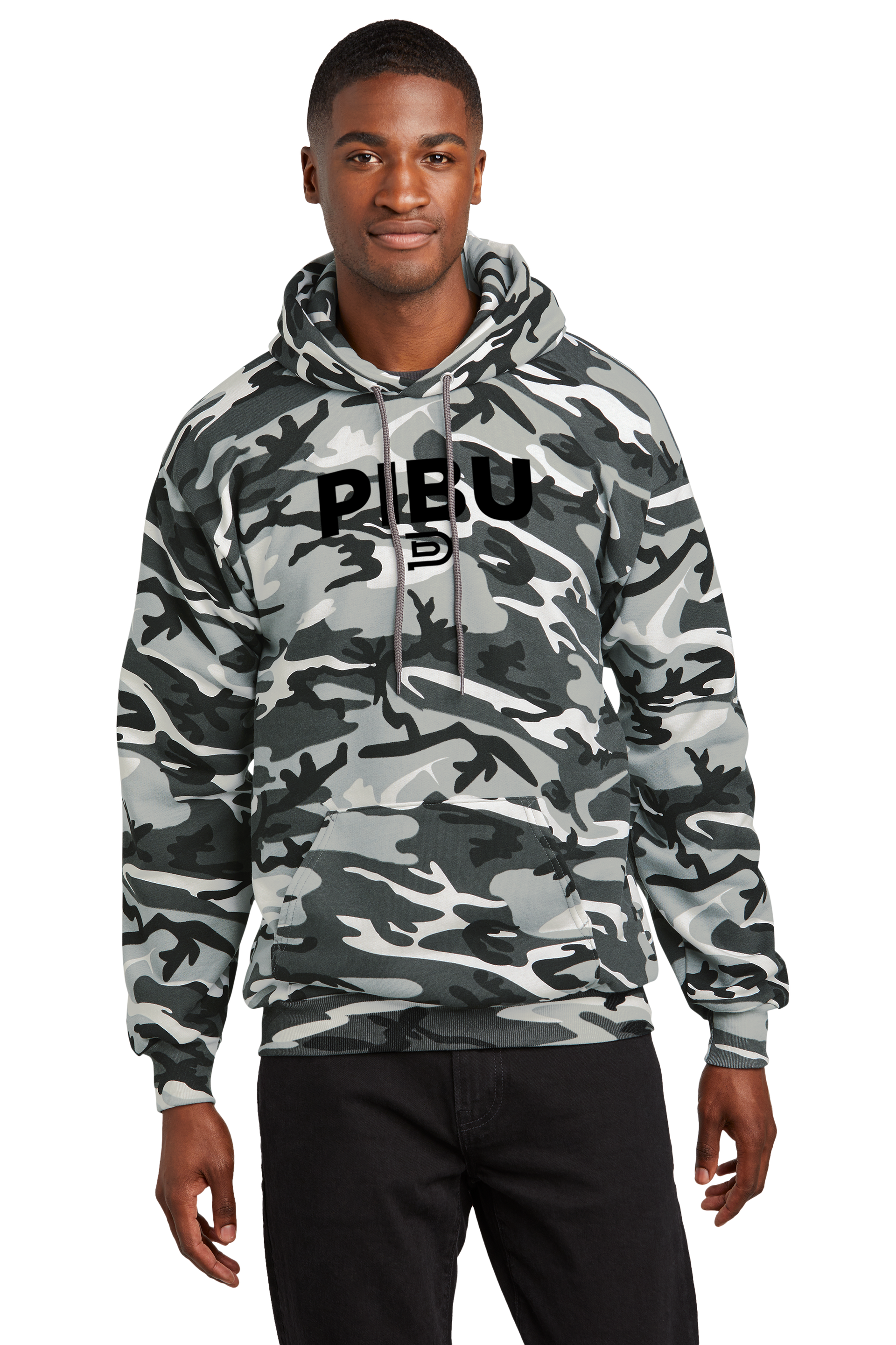 P1 Camo Hoodie - Black