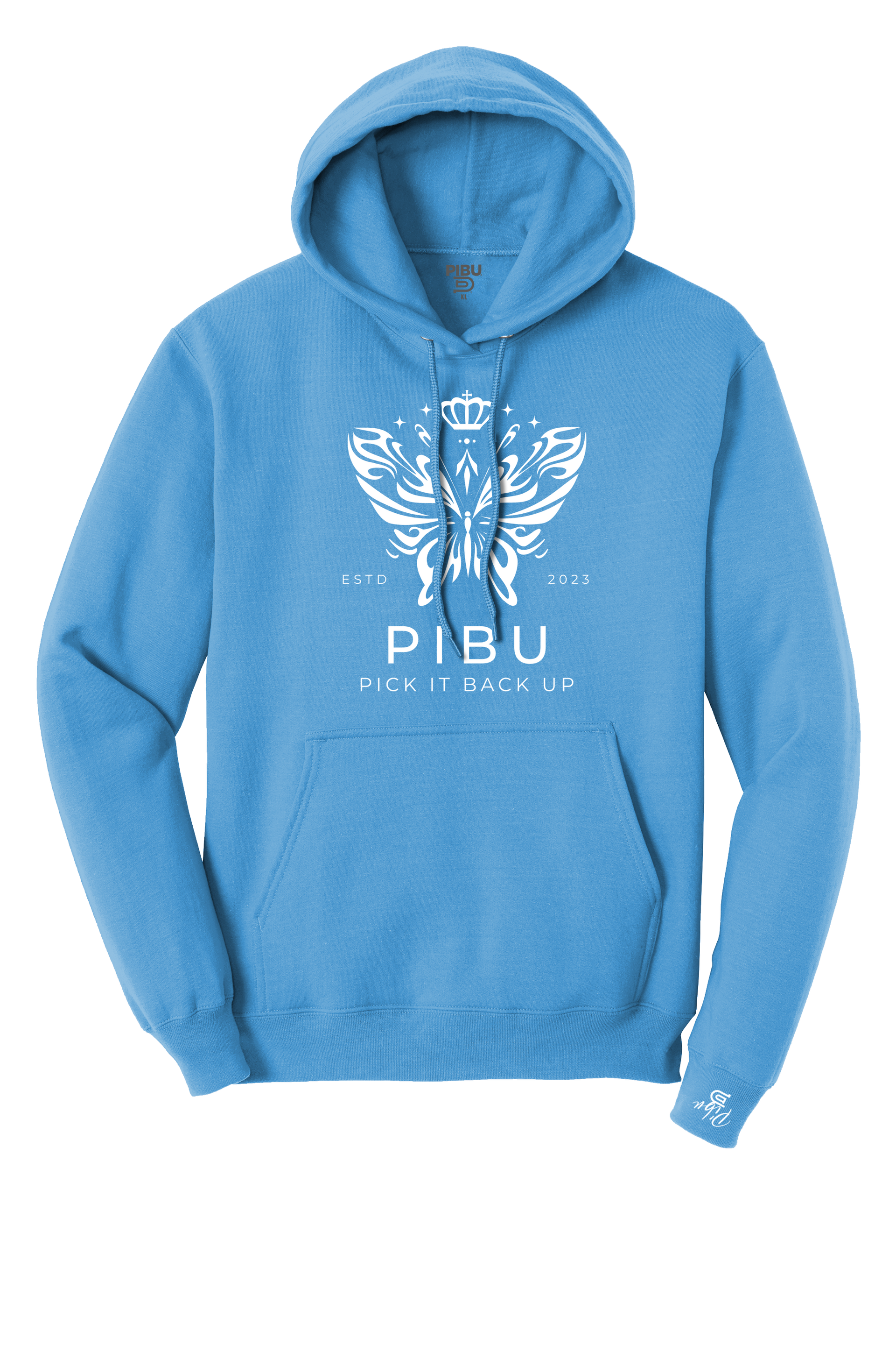 Women's PIBU Butterfly Hoodie - White