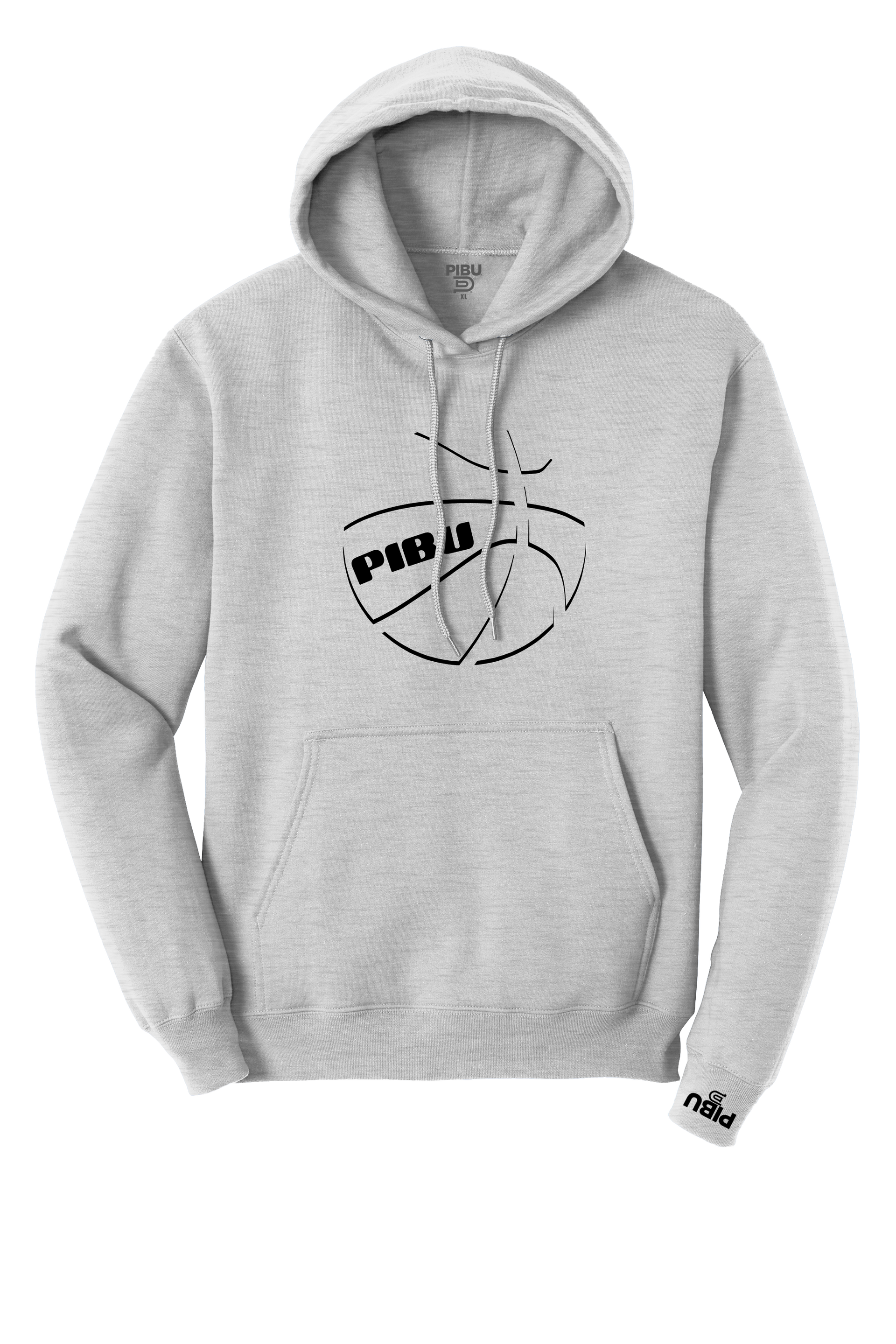 PIBU Basketball Shadow Hoodie - Black