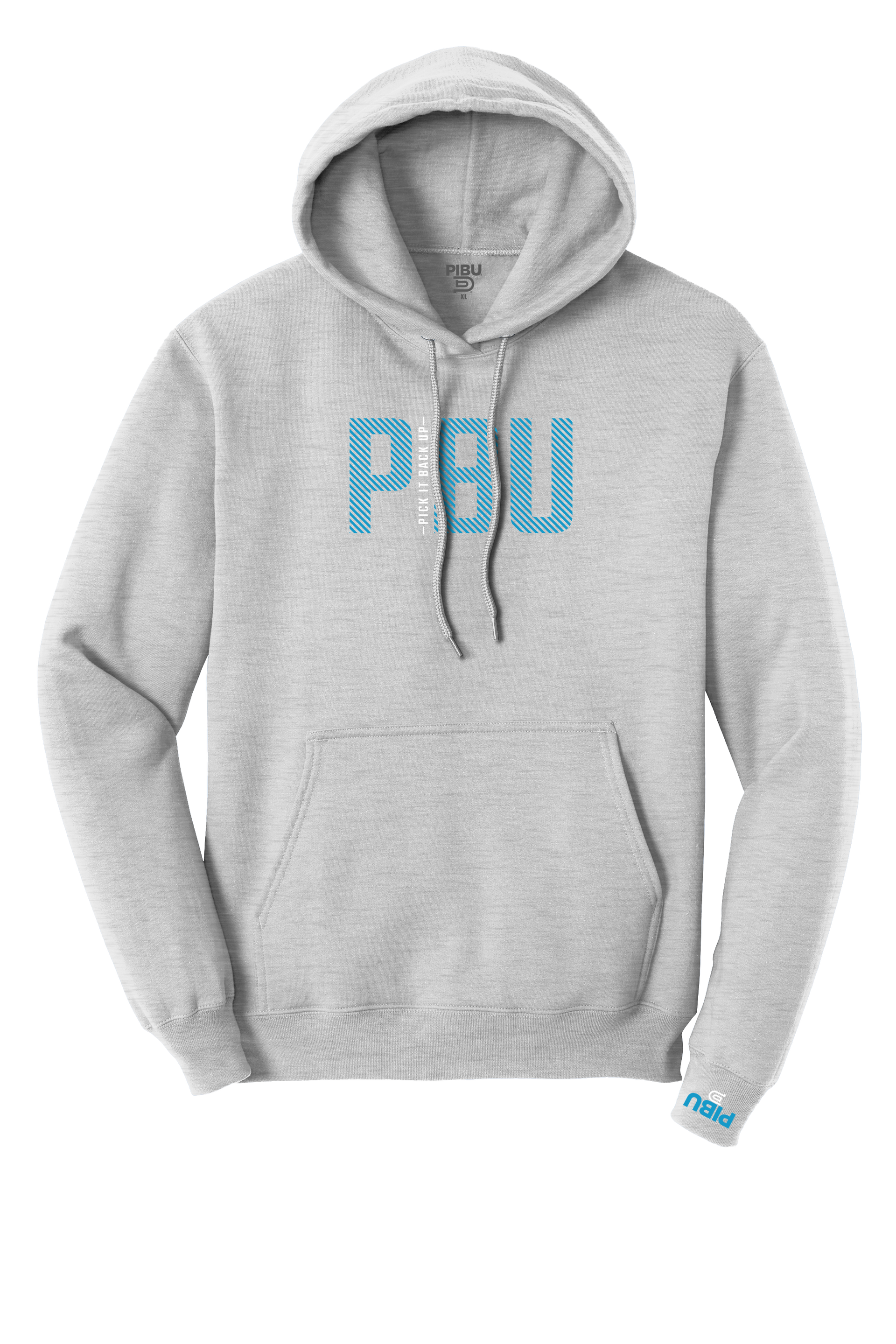 PICK IT BACK UP Hoodie - Blue and White