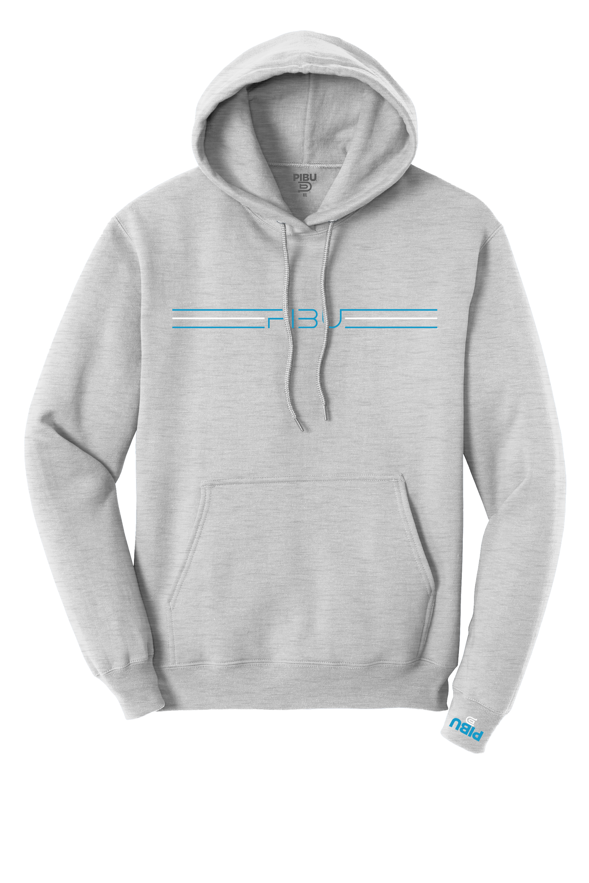 3 Stripes PIBU Hoodie - Blue and White