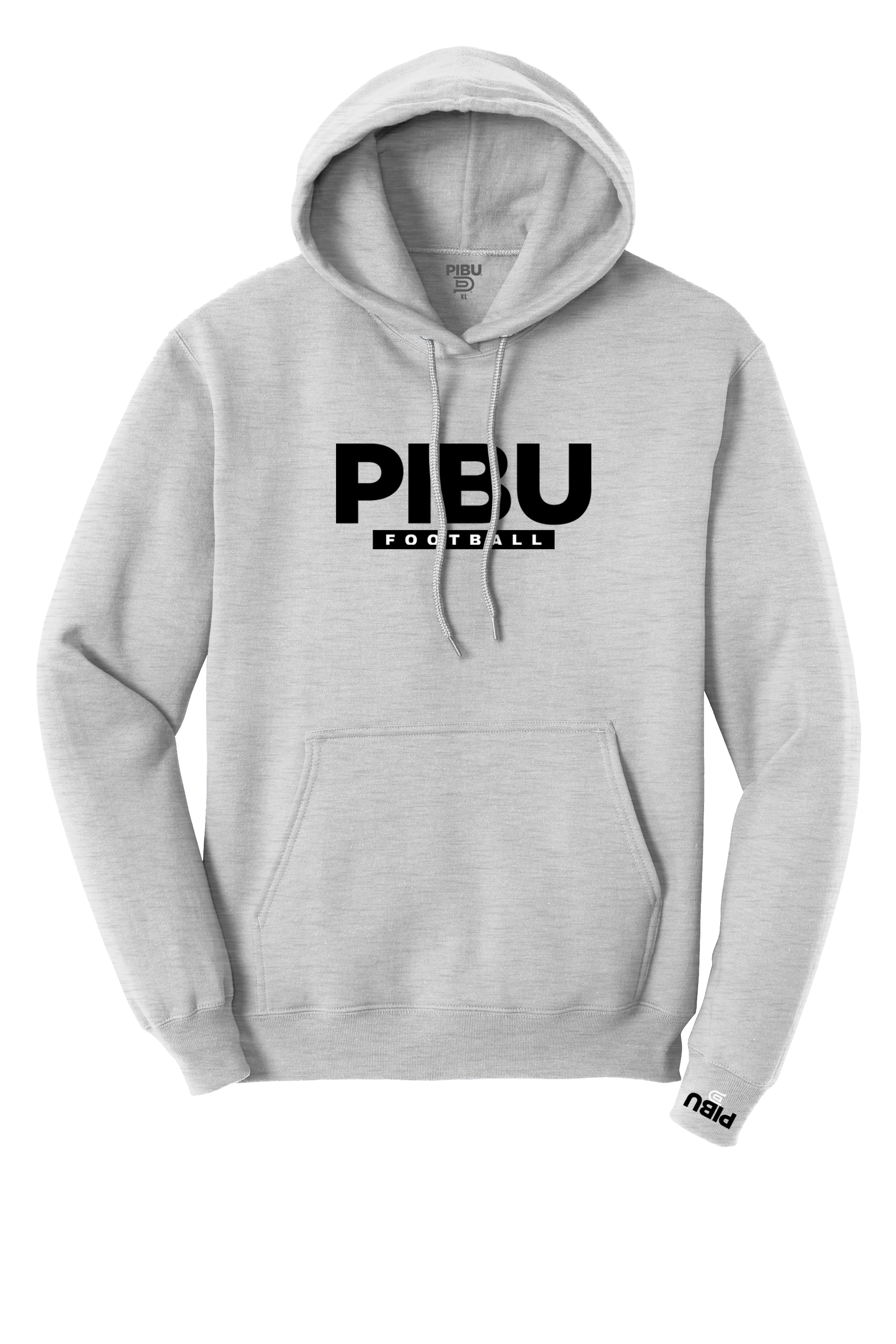 PIBU Football Hoodie - Black