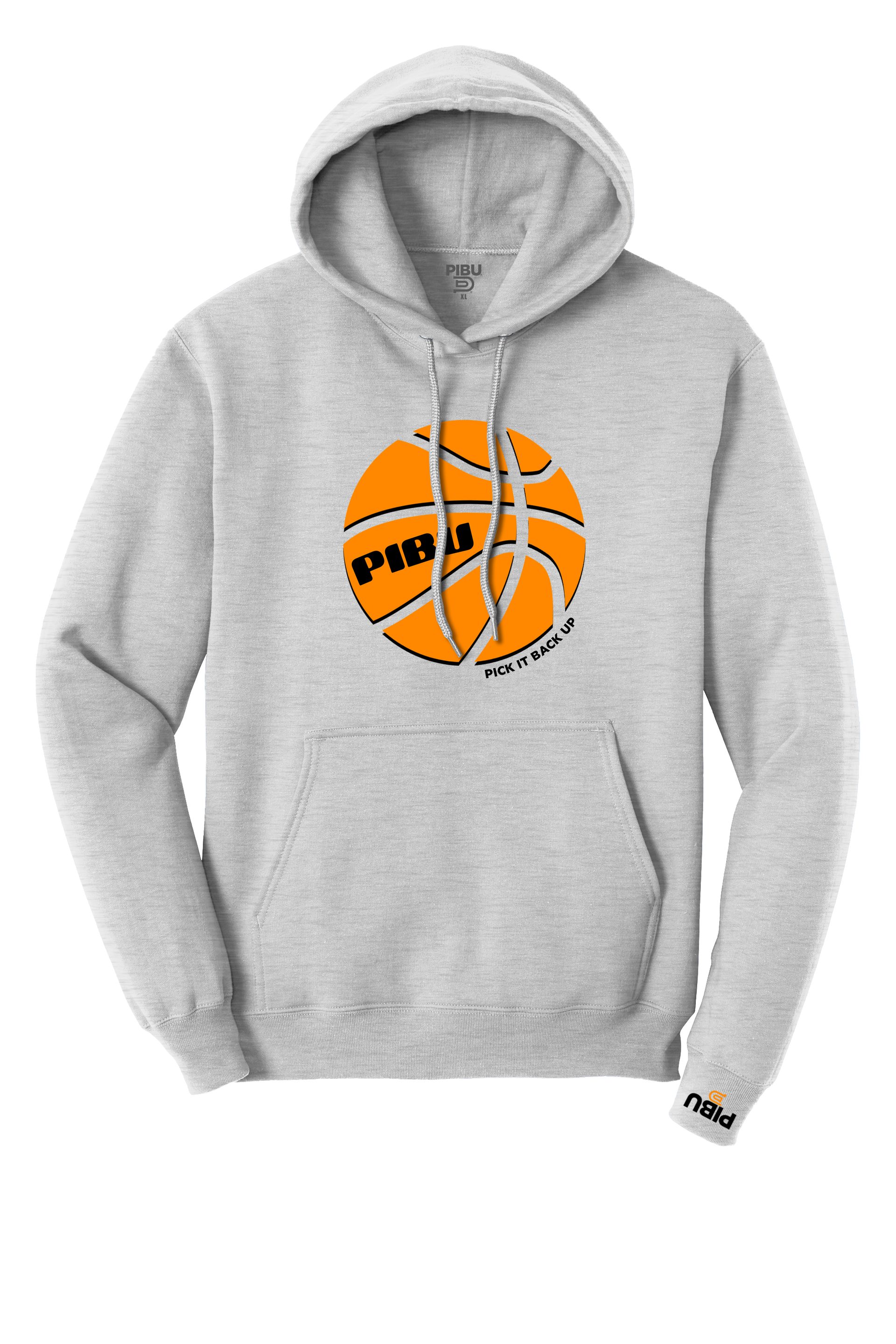 PIBU Basketball Hoodie - Orange