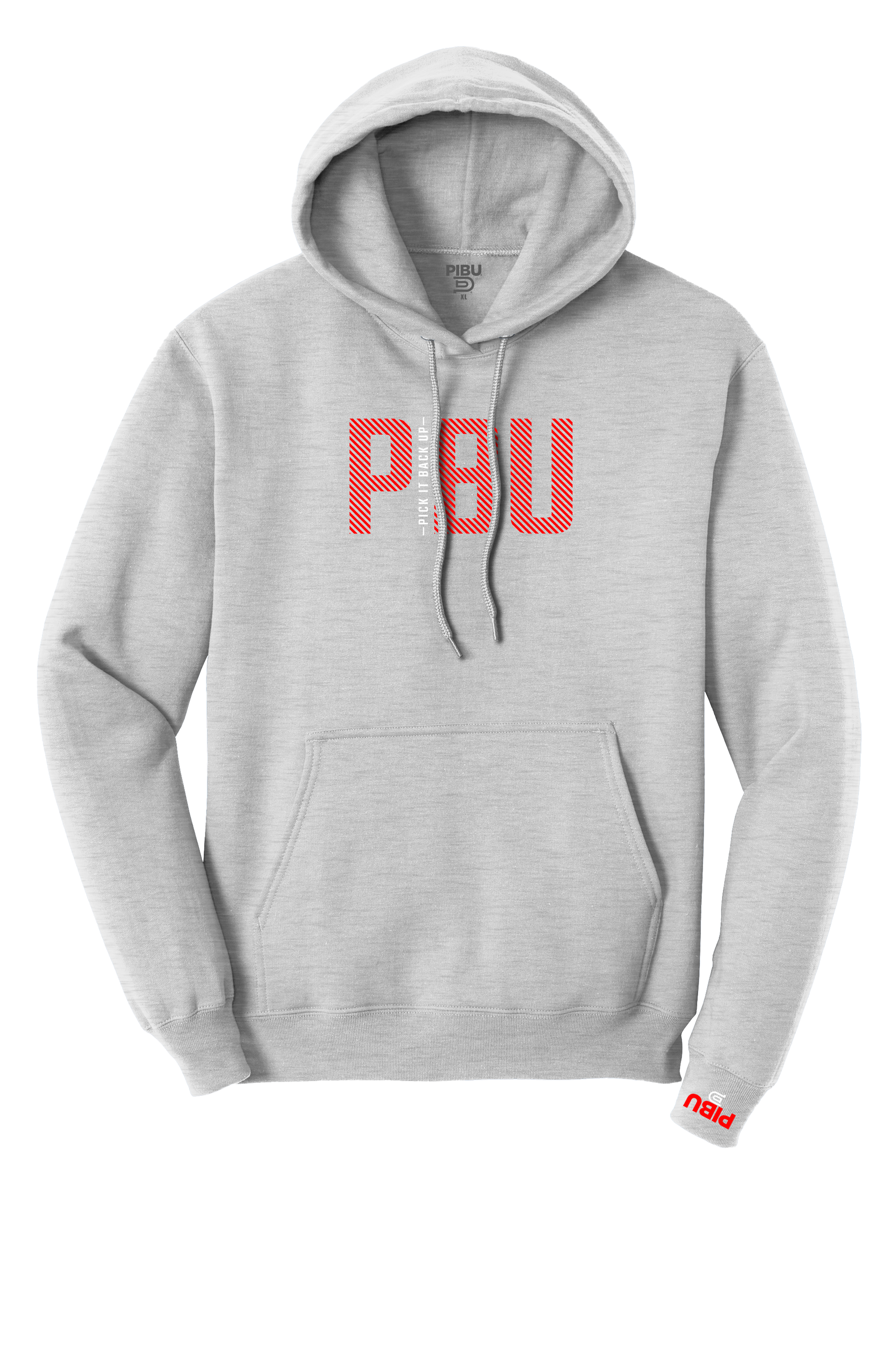 PICK IT BACK UP Hoodie - Red and White