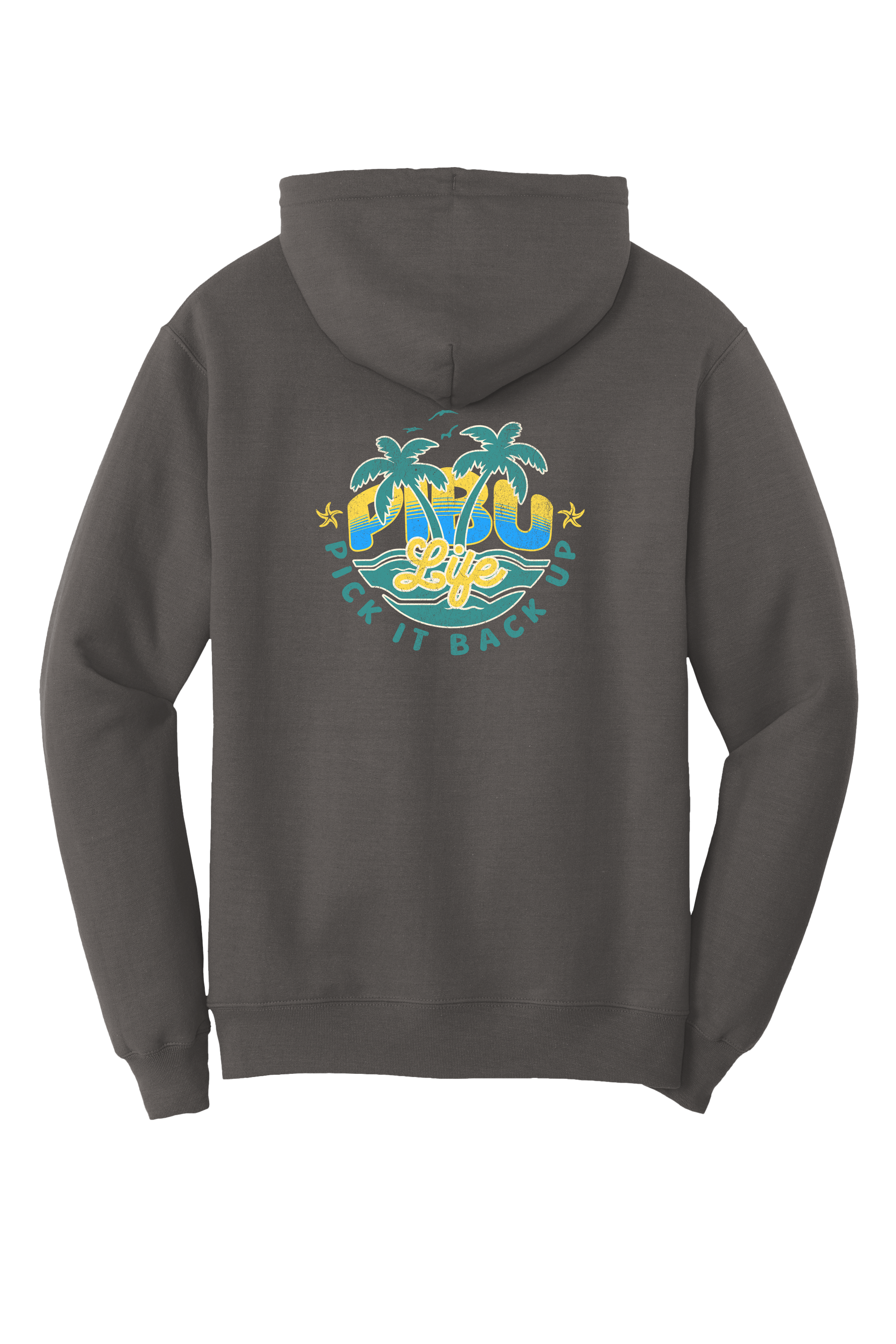 PIBU Life Hoodie - Blue and Yellow