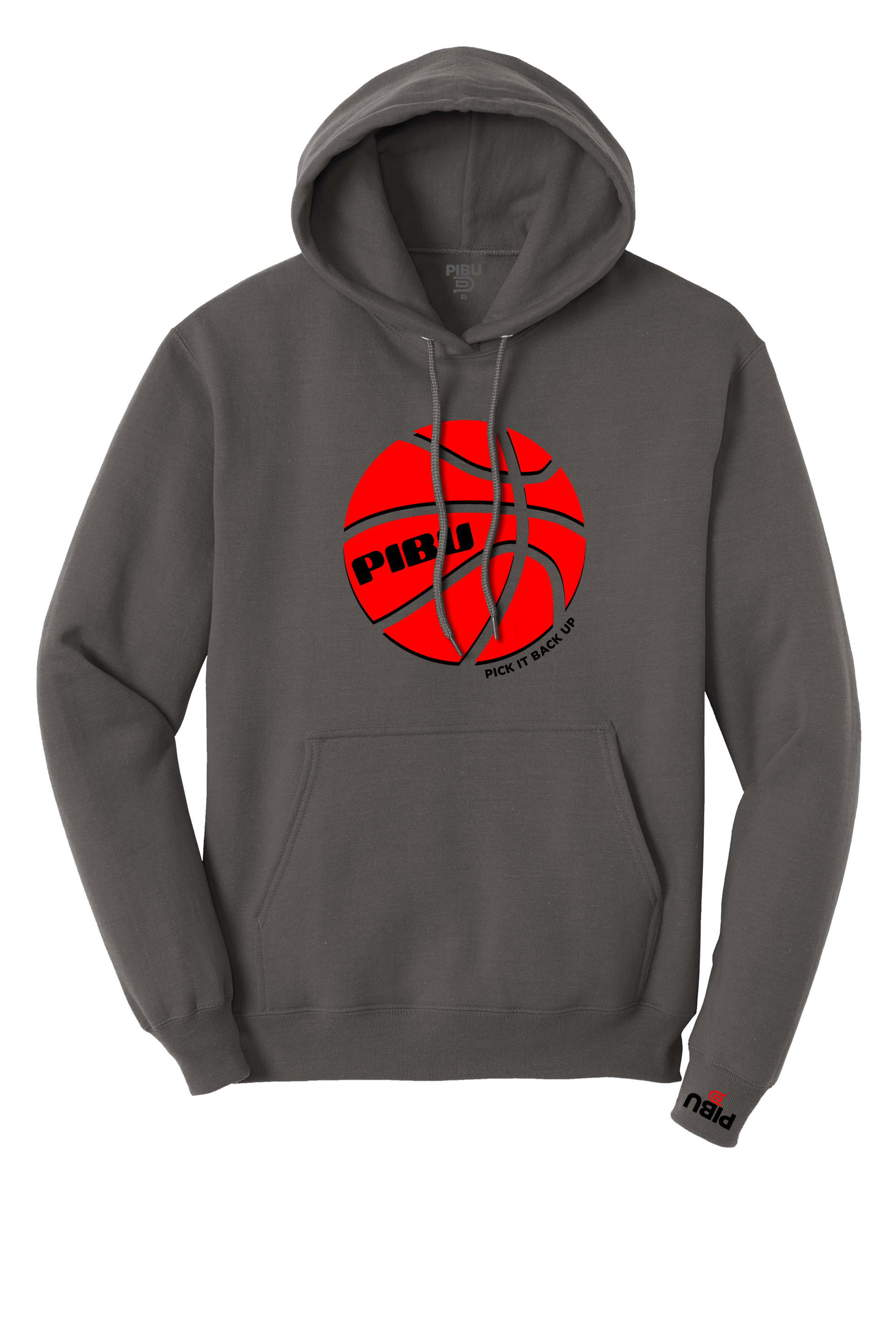 PIBU Basketball Hoodie - Red