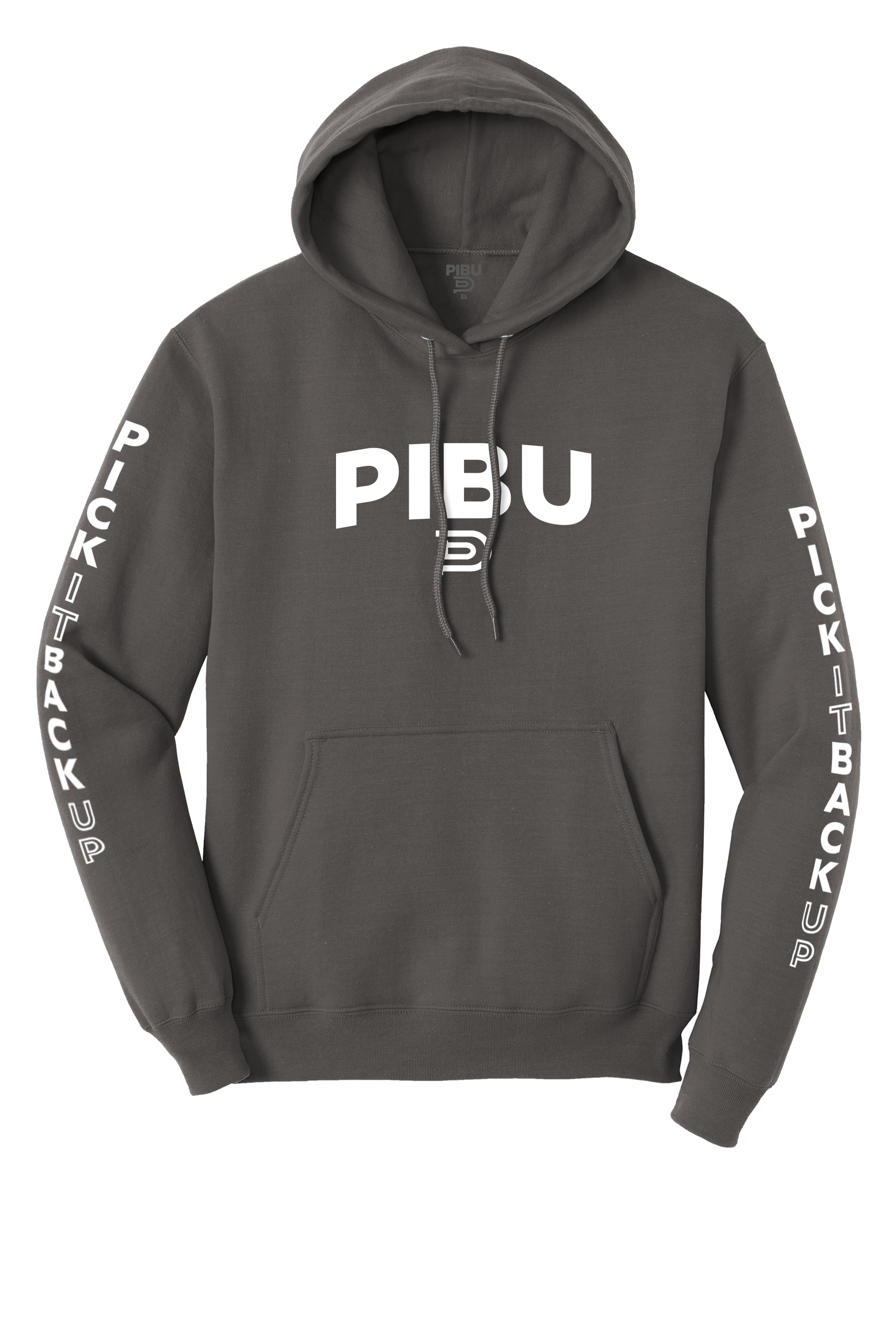 P1 Sleeved Filled Hoodie - White