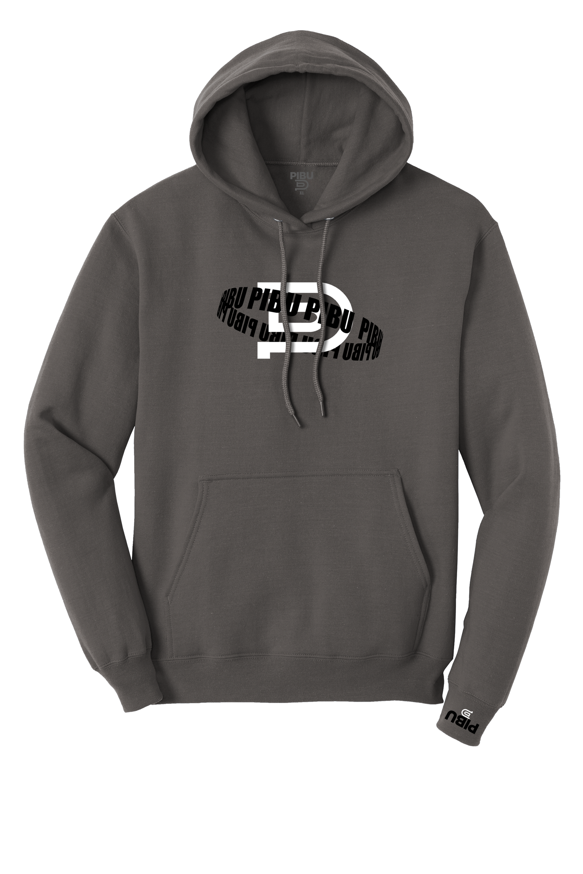 PIBU Revolve Hoodie - White and Black