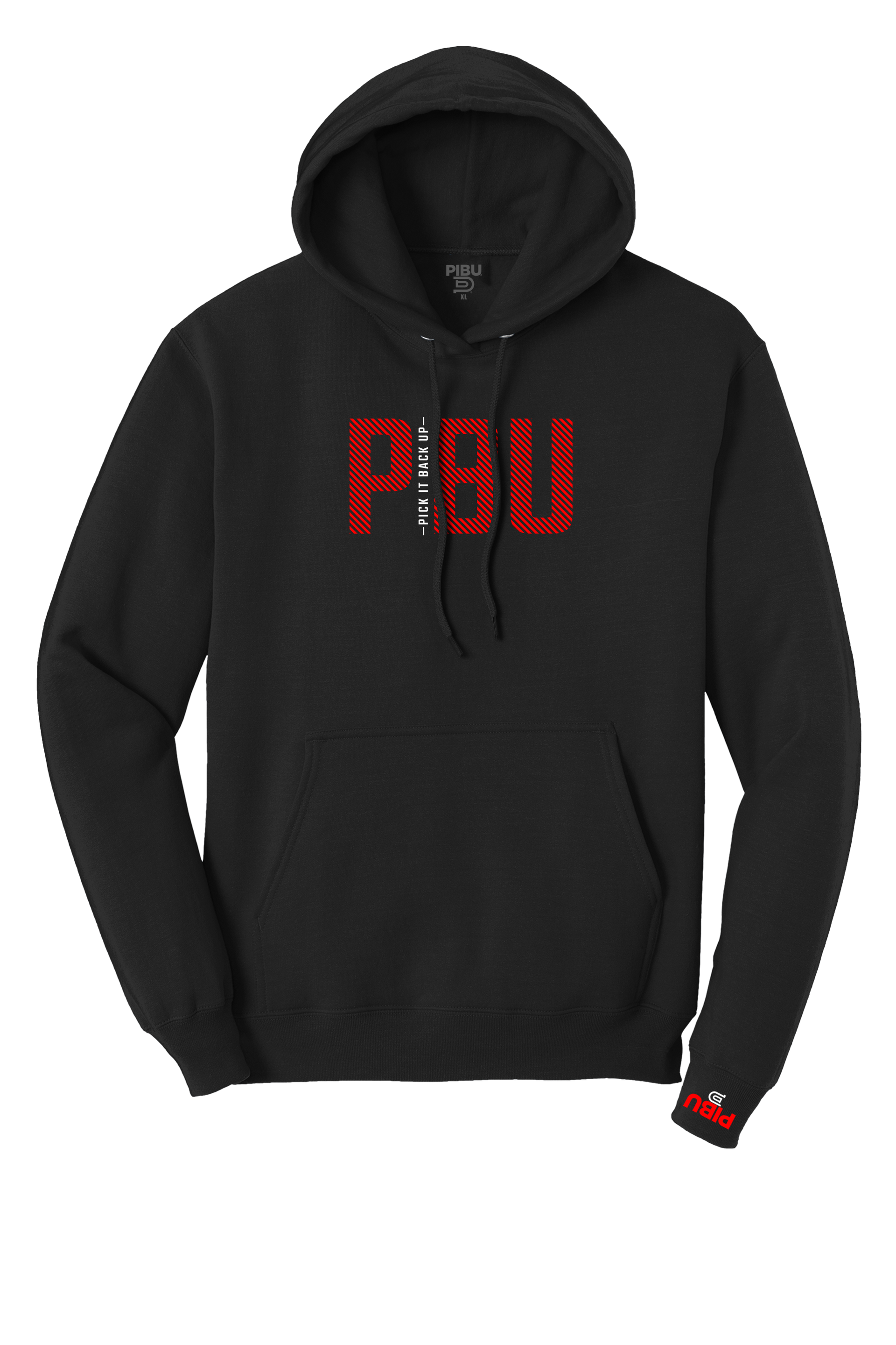 PICK IT BACK UP Hoodie - Red and White