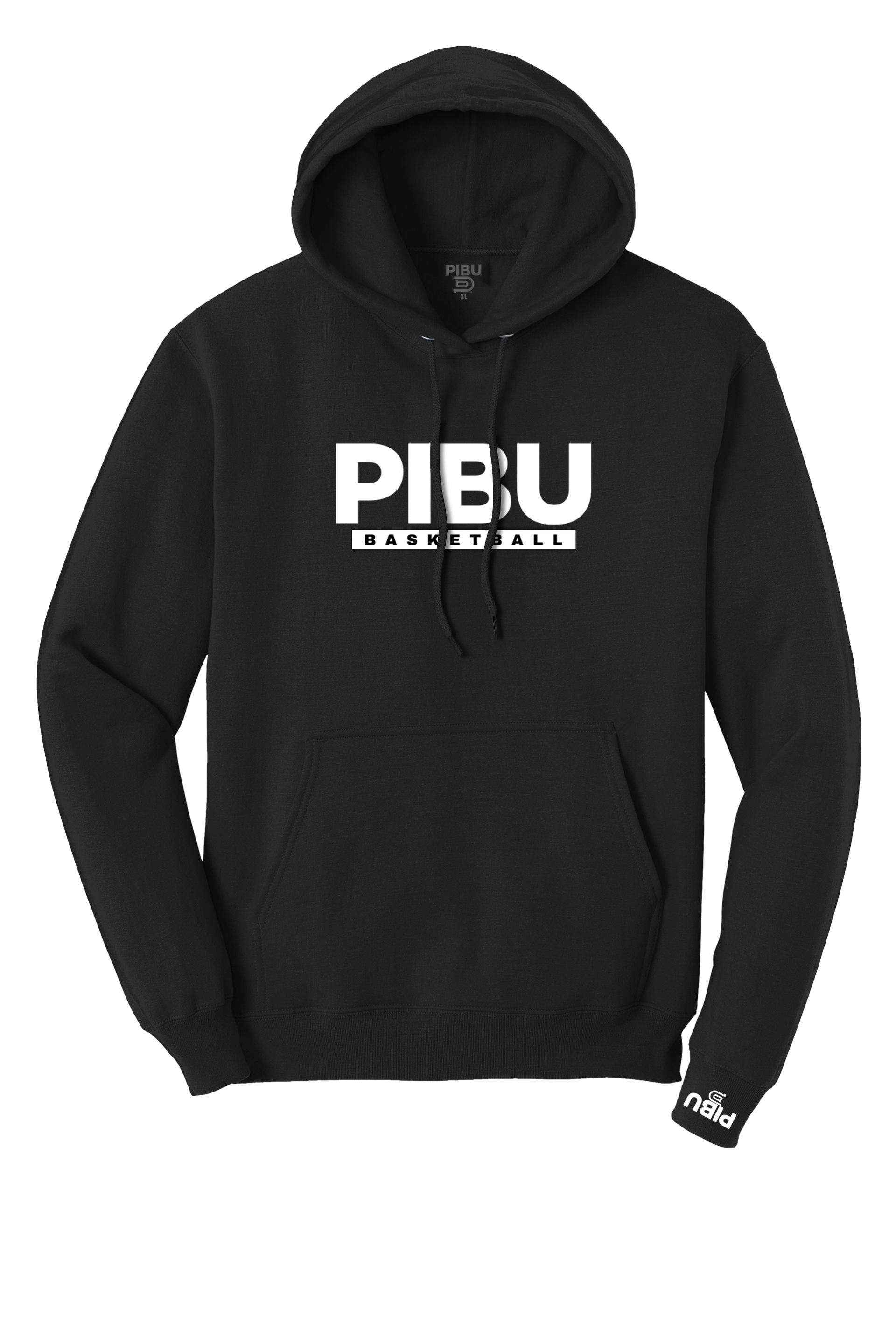 PIBU Basketball Hoodie - Black Hoodie