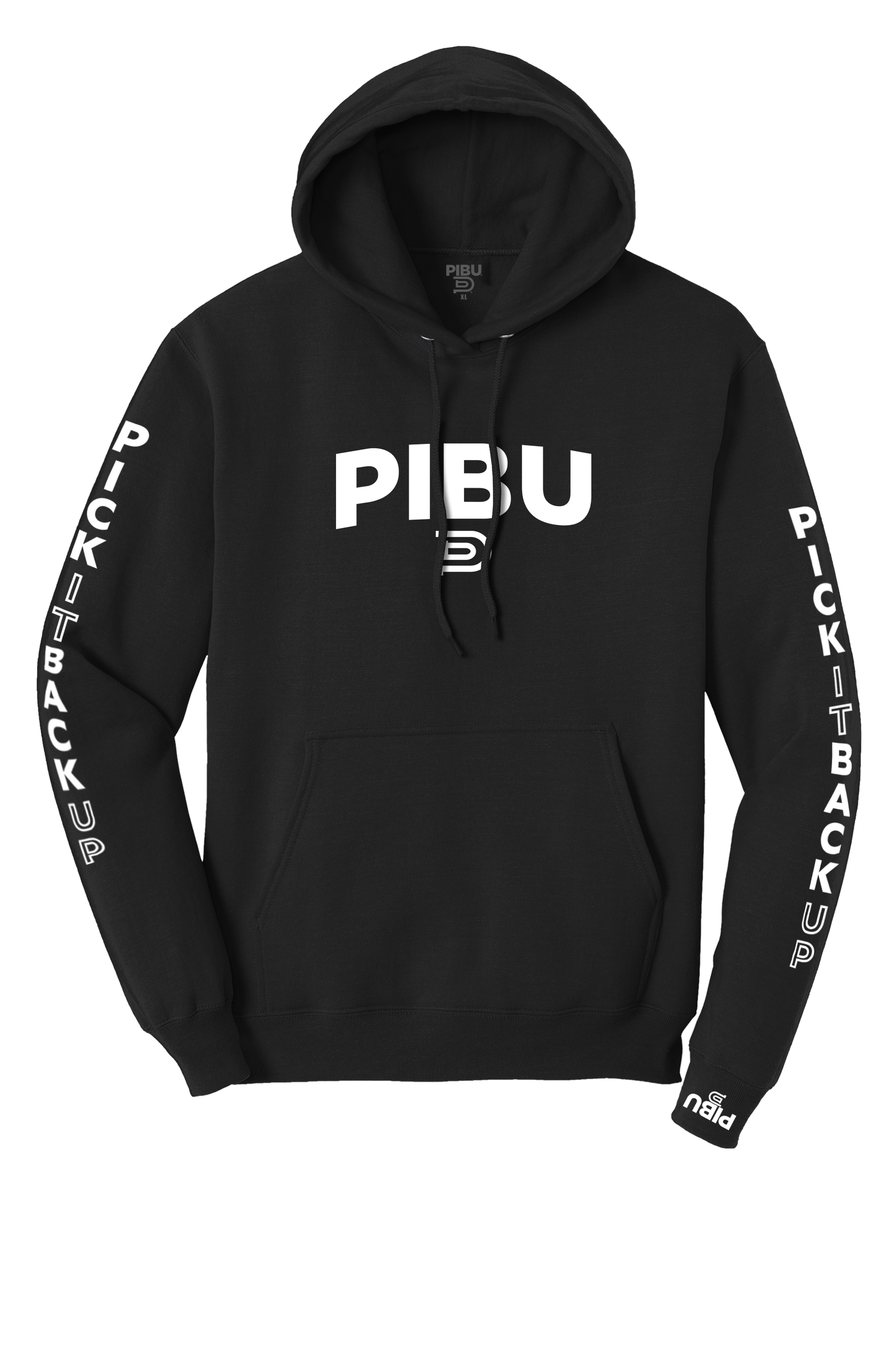P1 Sleeved Filled Hoodie - White