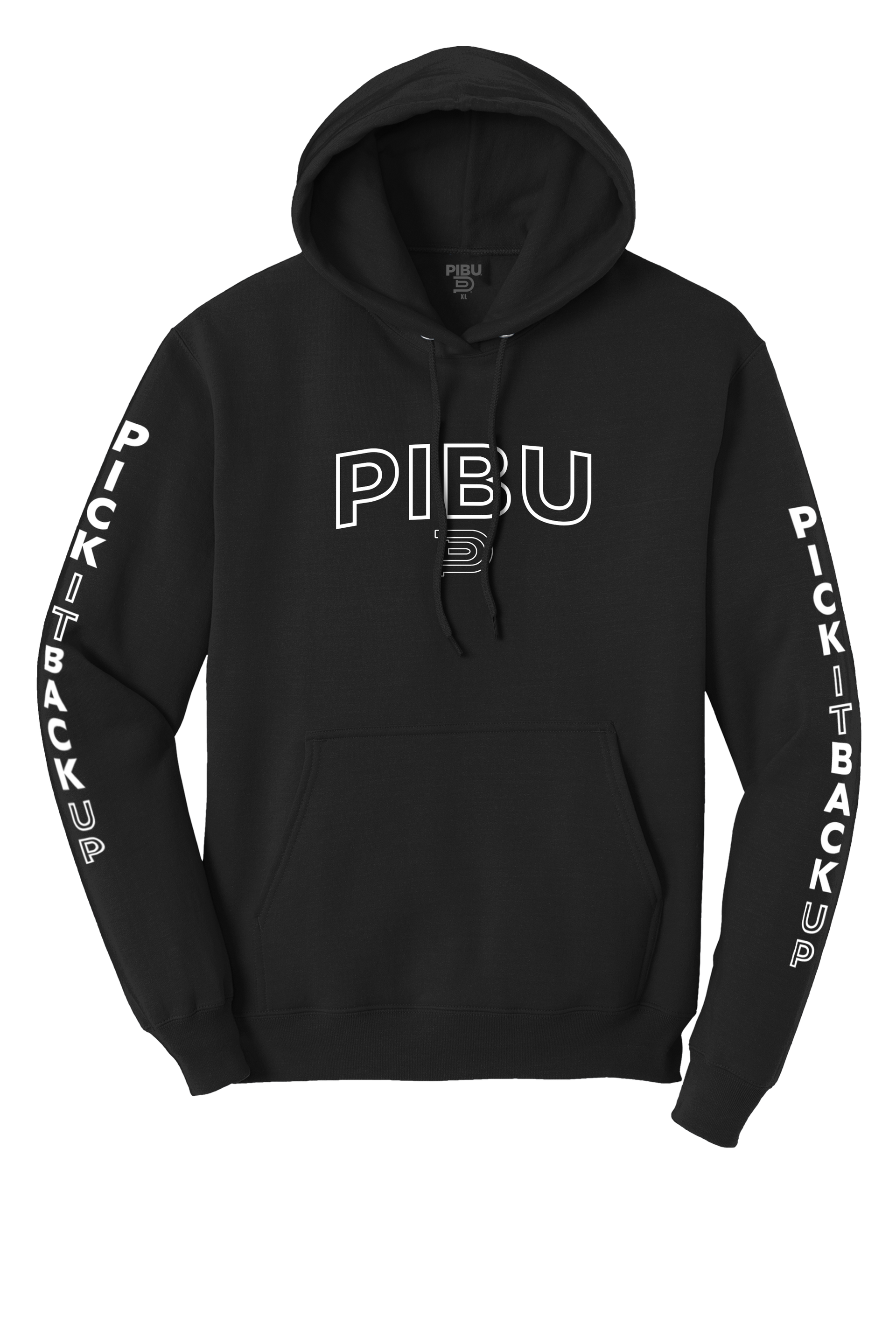 P1 Outlined Hoodie - White