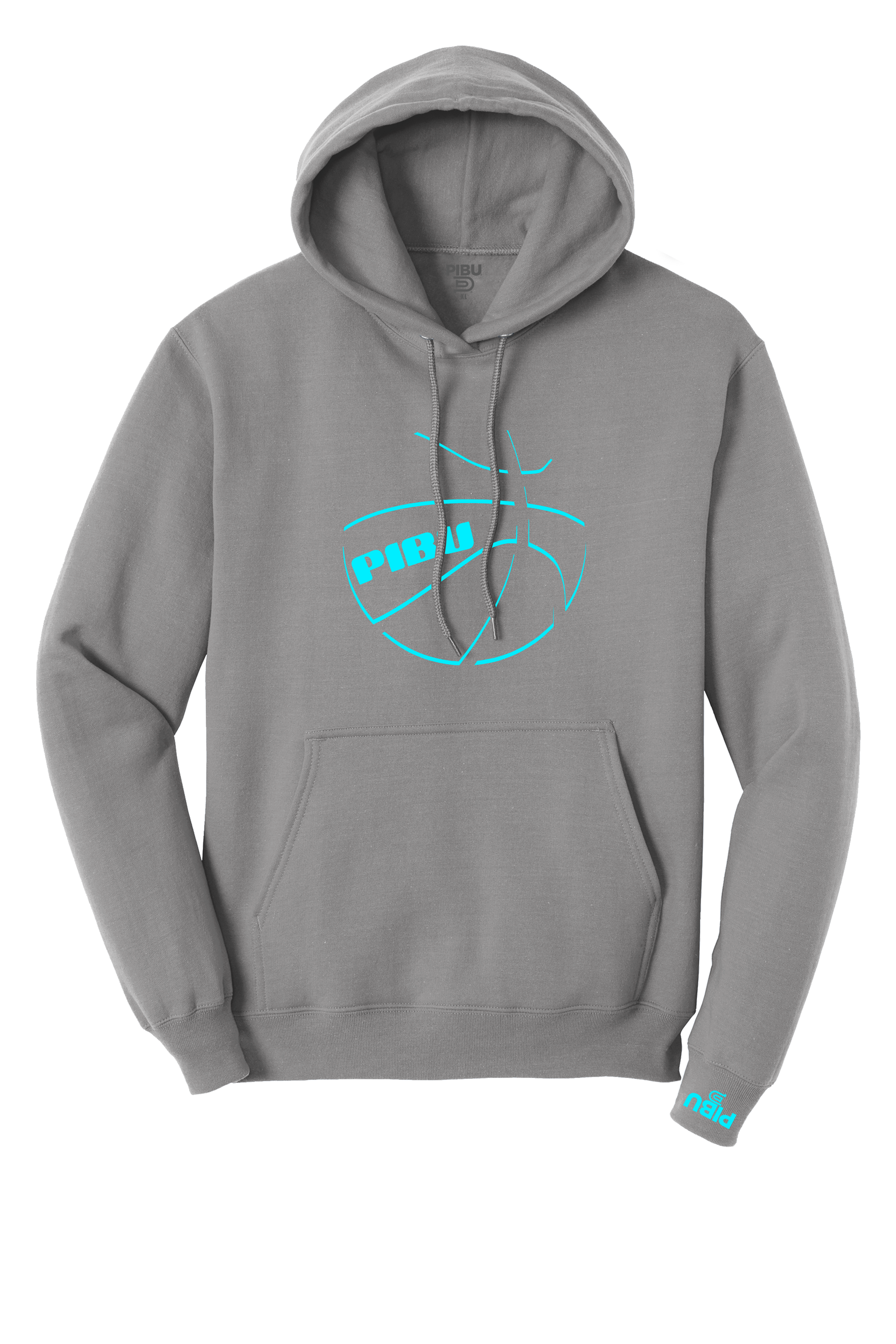 PIBU Basketball Shadow Hoodie - Blue