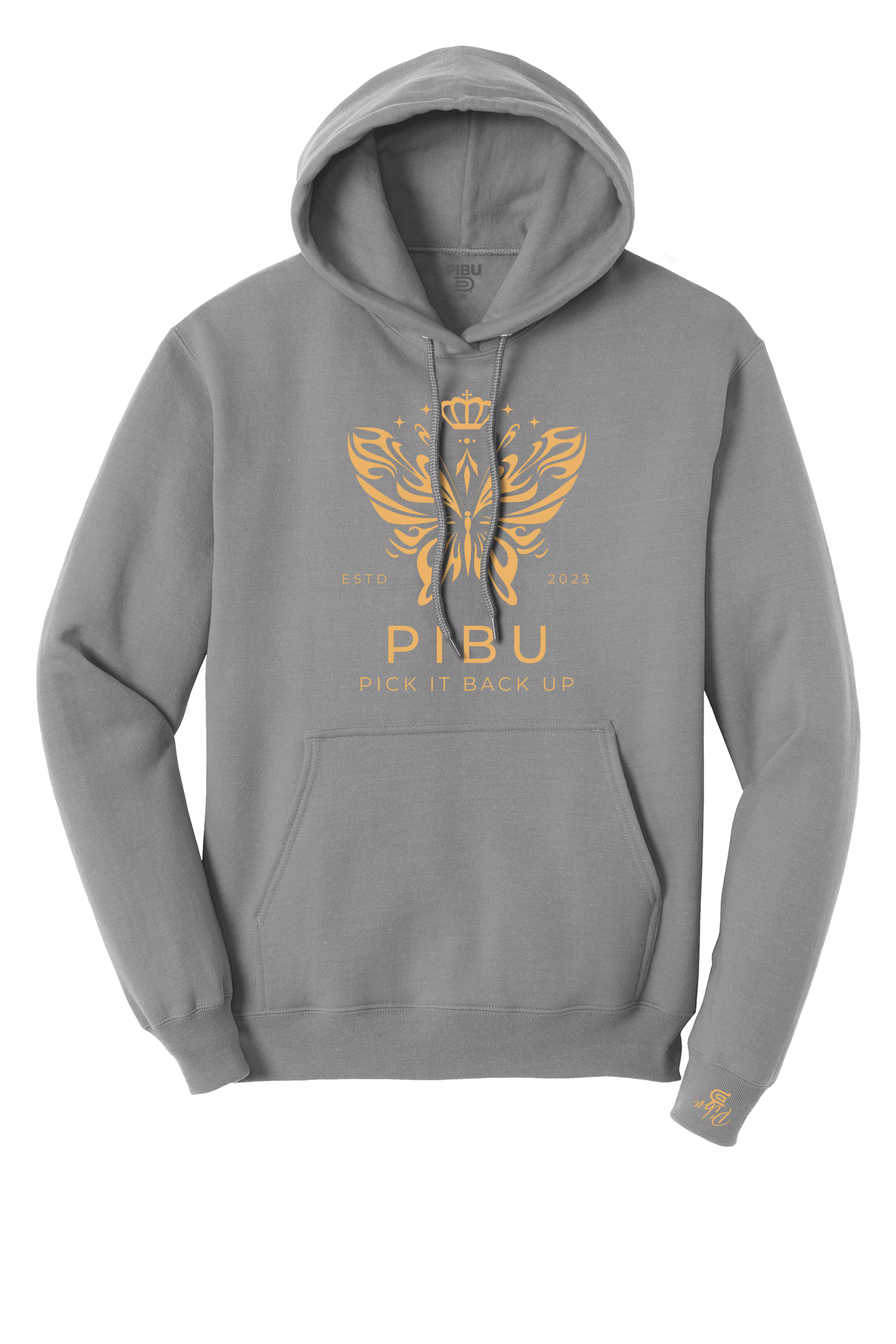 Women's PIBU Butterfly Hoodie - Gold