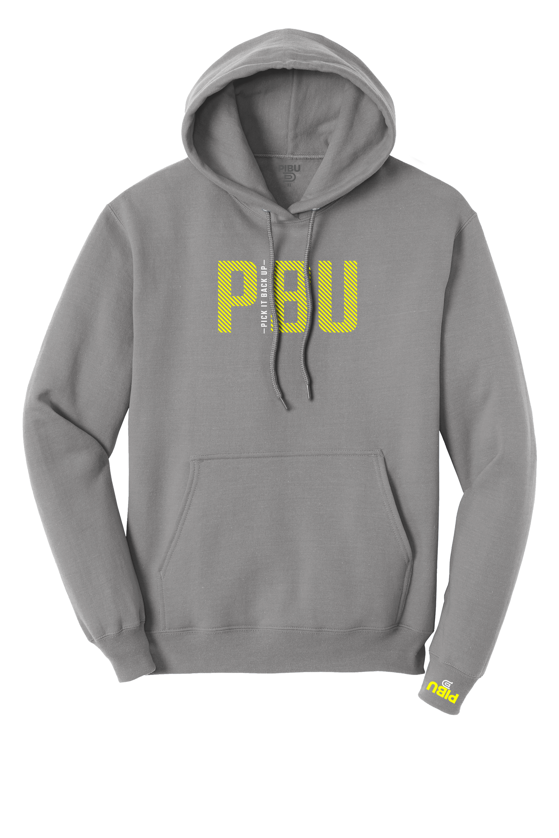 PICK IT BACK UP Hoodie - Yellow and White