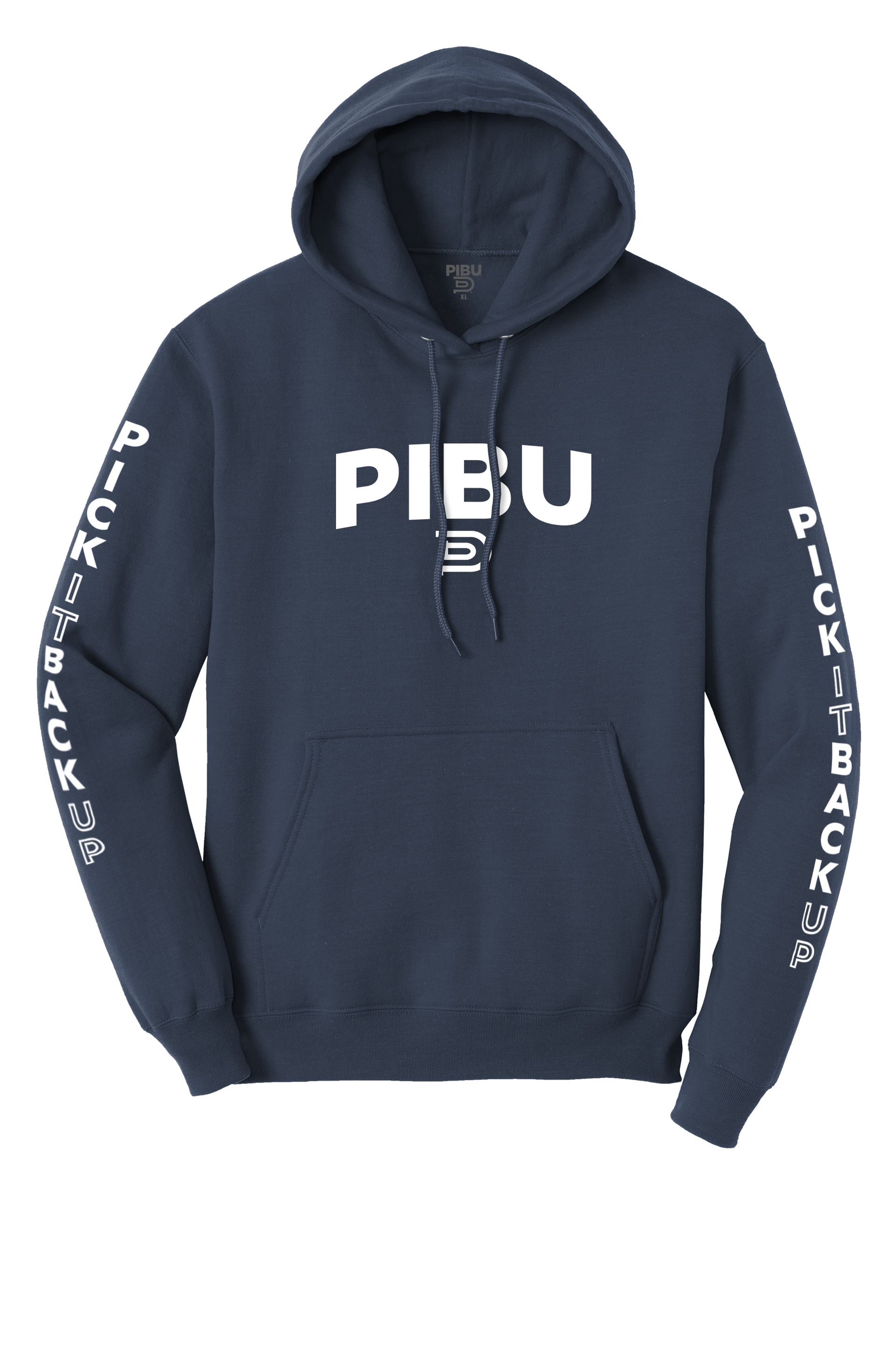 P1 Sleeved Filled Hoodie - White
