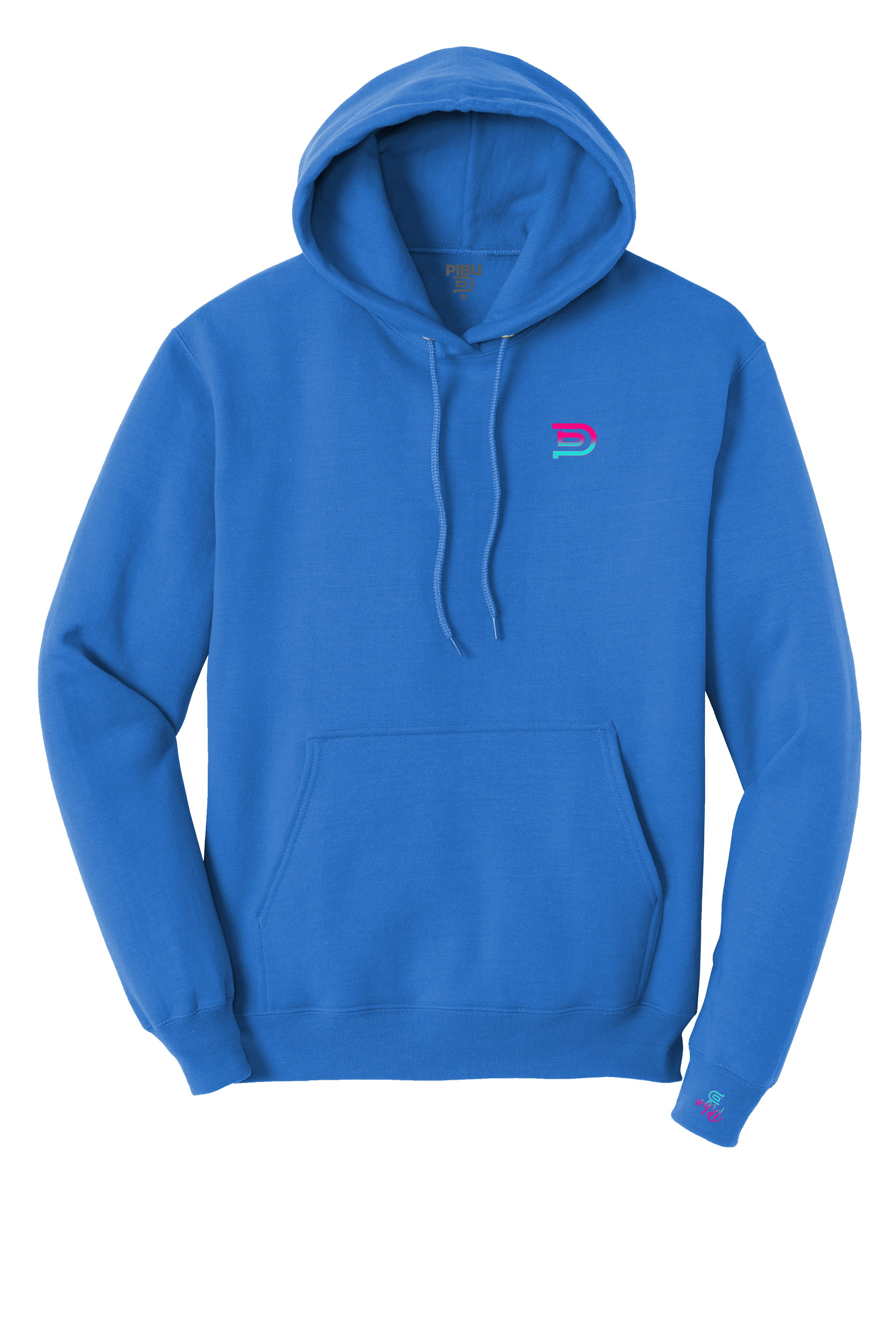 Women's PIBU Life Hoodie - Turquoise and Pink