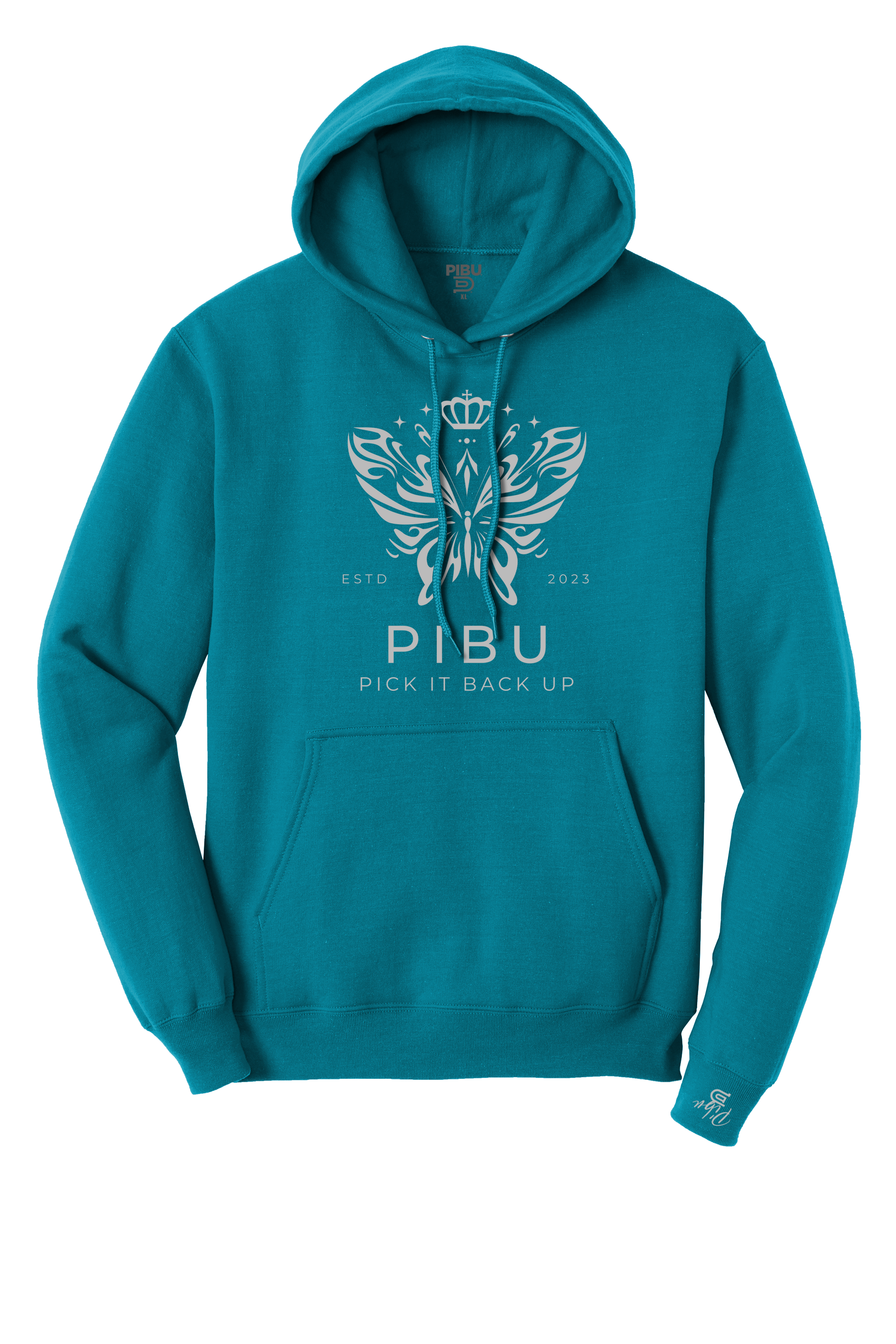 Women's PIBU Butterfly Hoodie - Gray