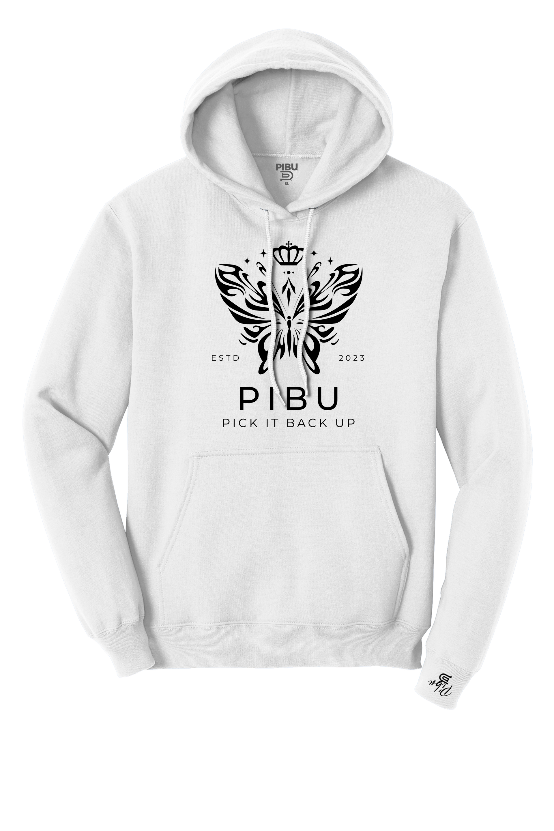 Women's PIBU Butterfly Hoodie - Black