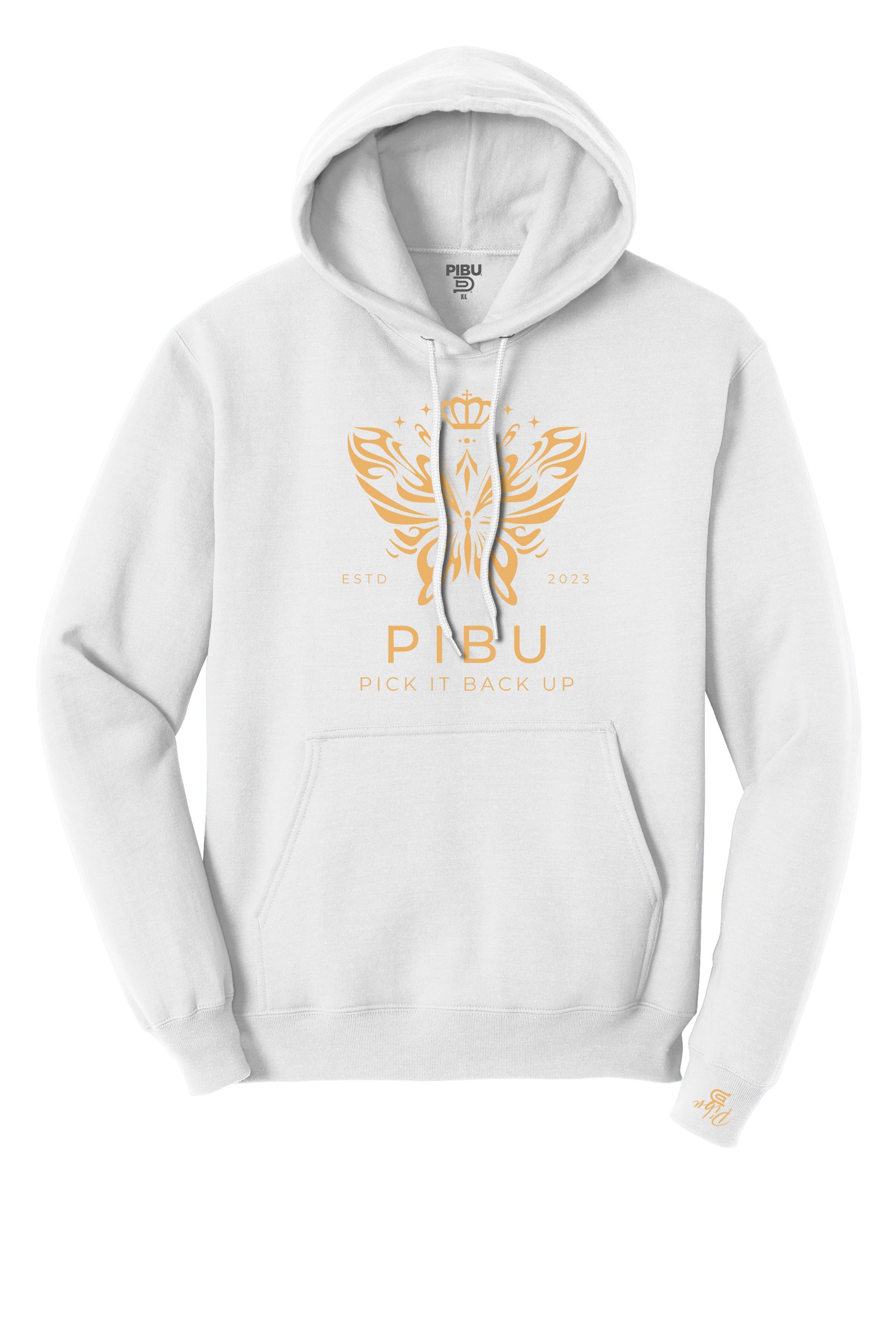 Women's PIBU Butterfly Hoodie - Gold