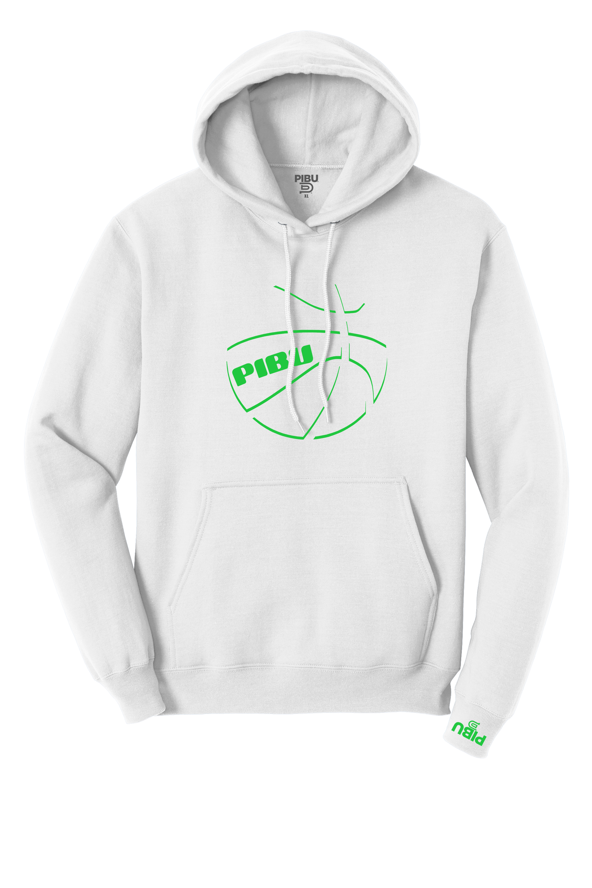 PIBU Basketball Shadow Hoodie - Green
