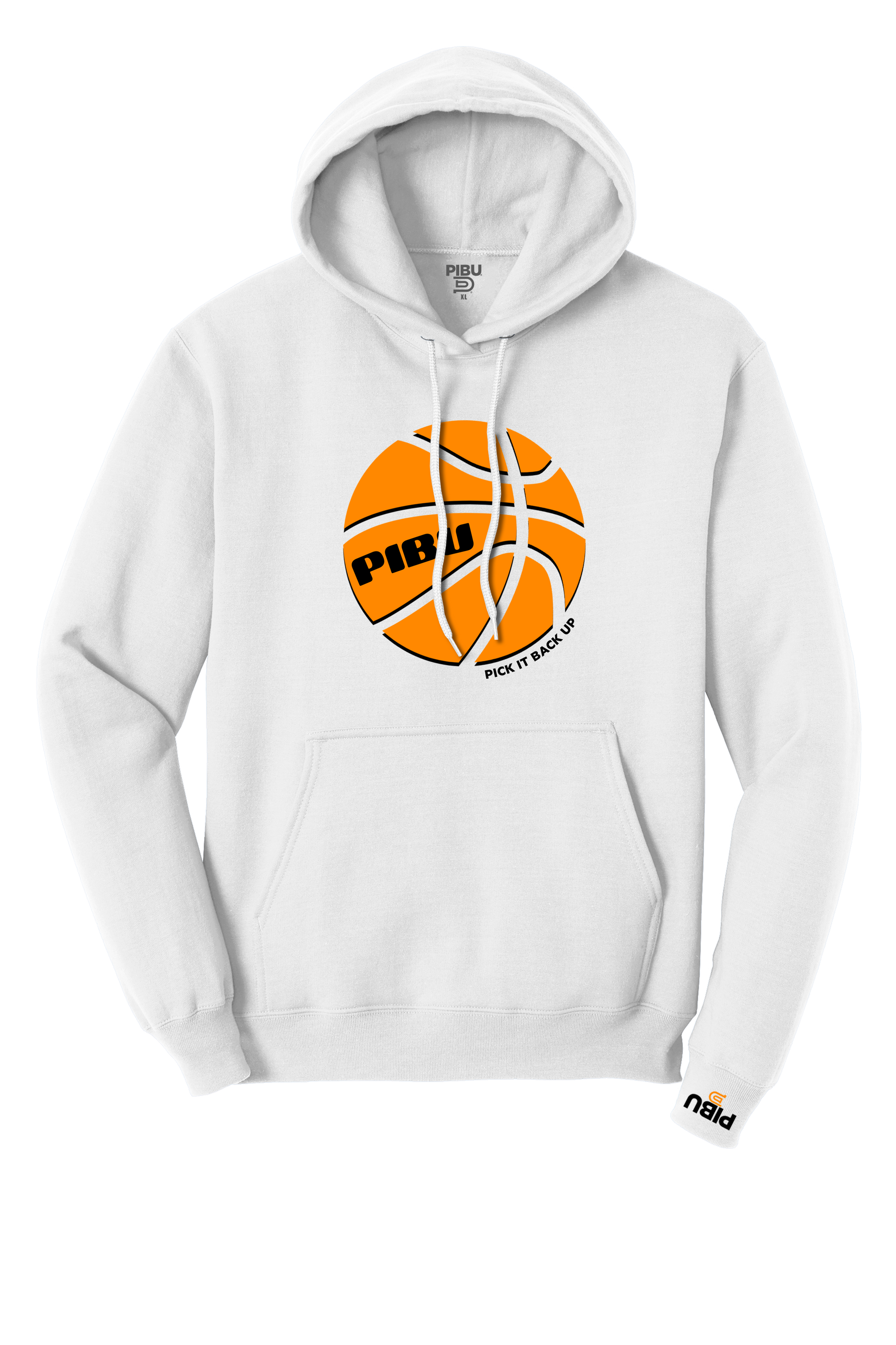 PIBU Basketball Hoodie - Orange
