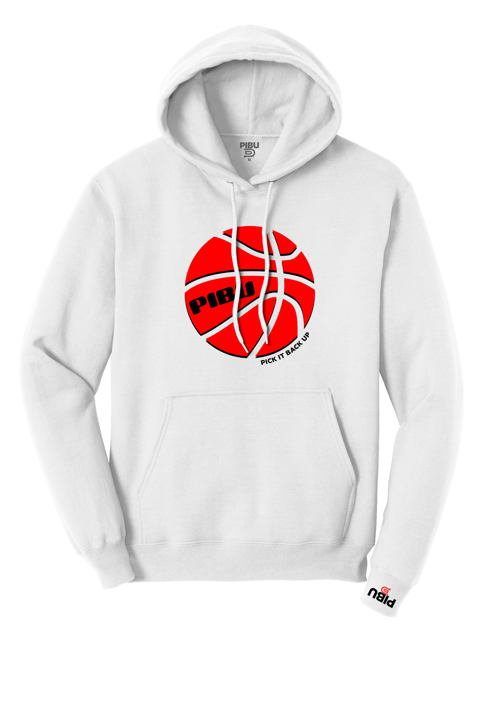 PIBU Basketball Hoodie - Red