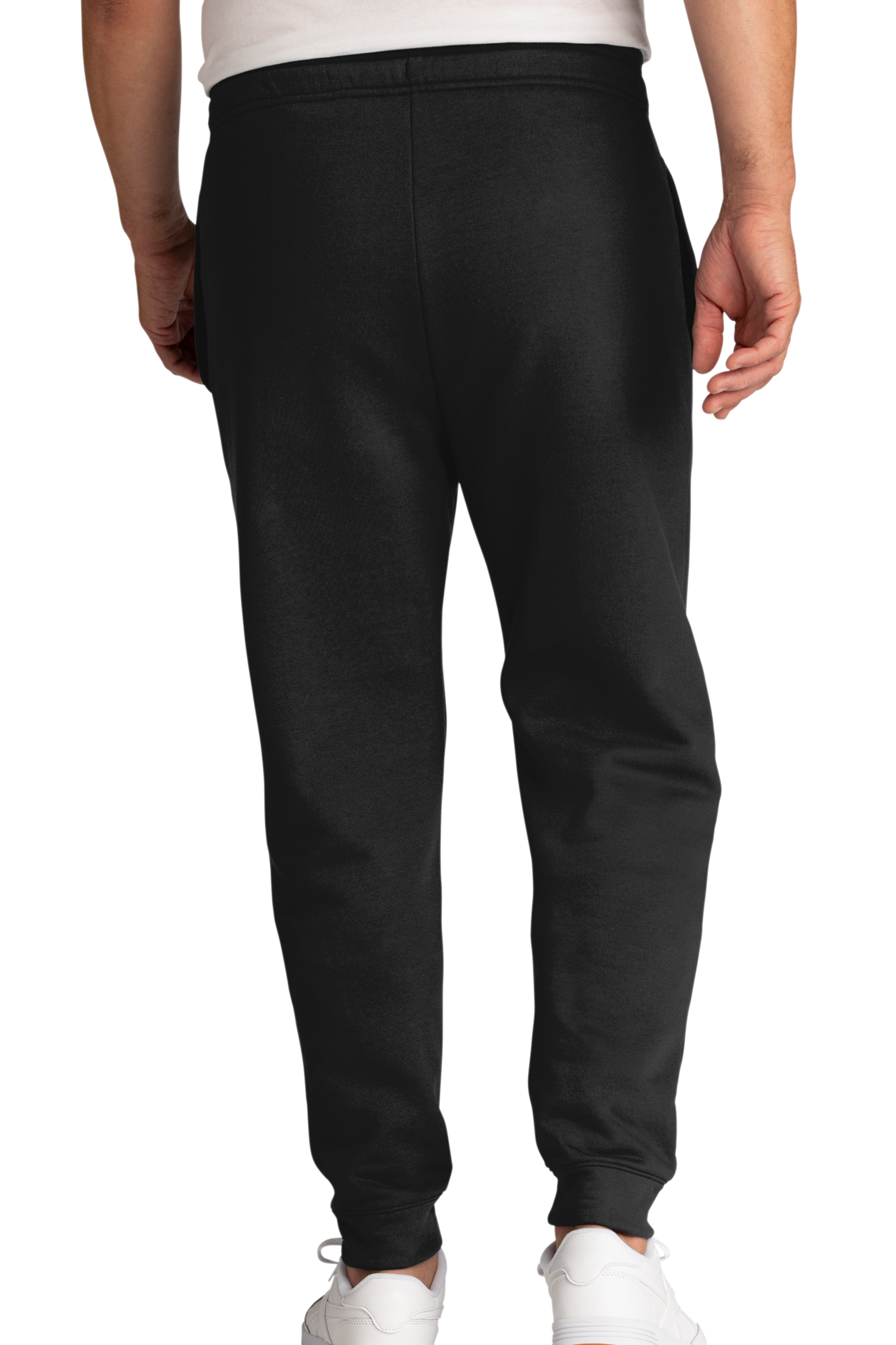 PIBU Core Leg Print Cuffed Joggers - White