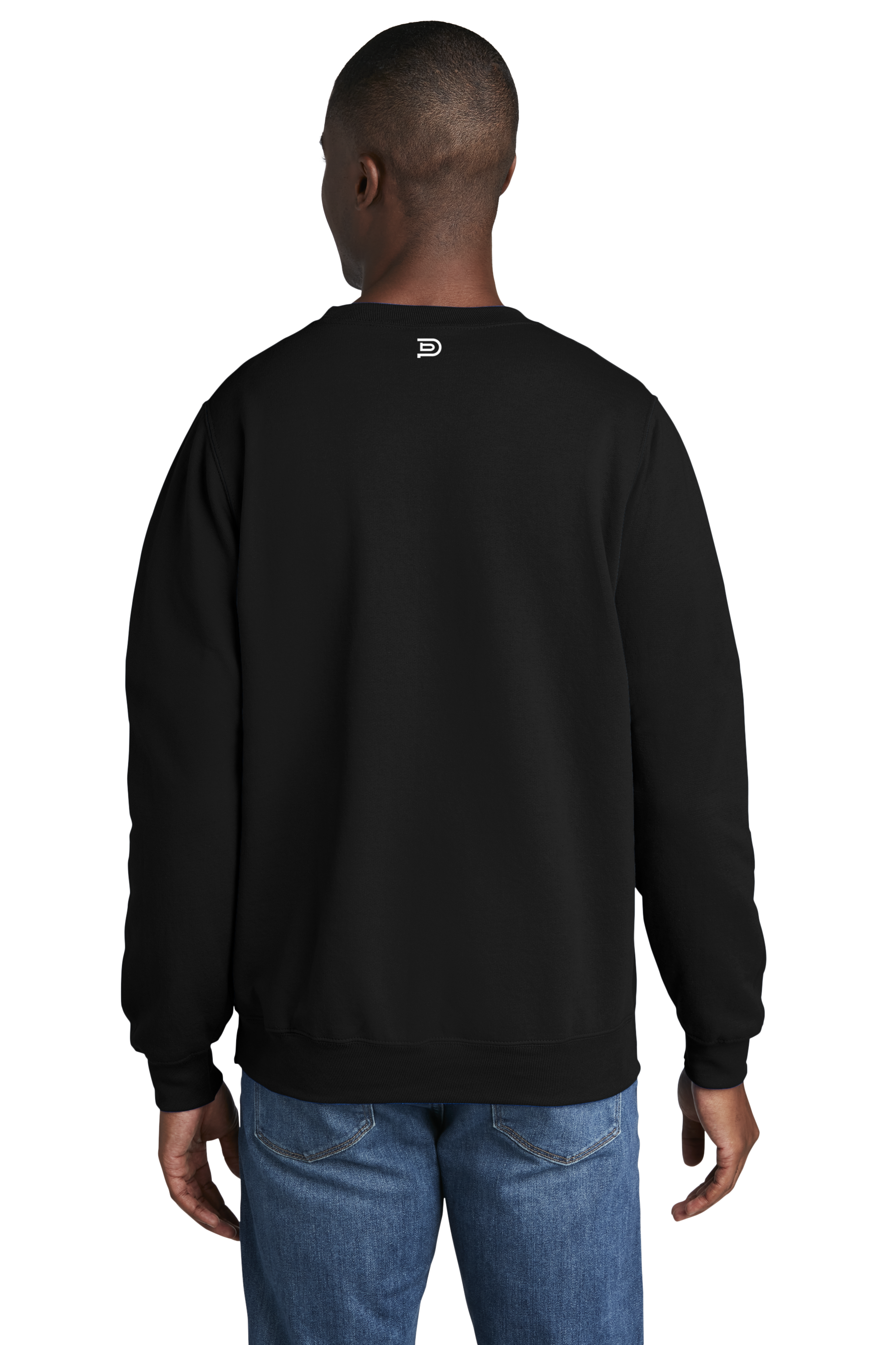 P1 Outlined Sweatshirt - White