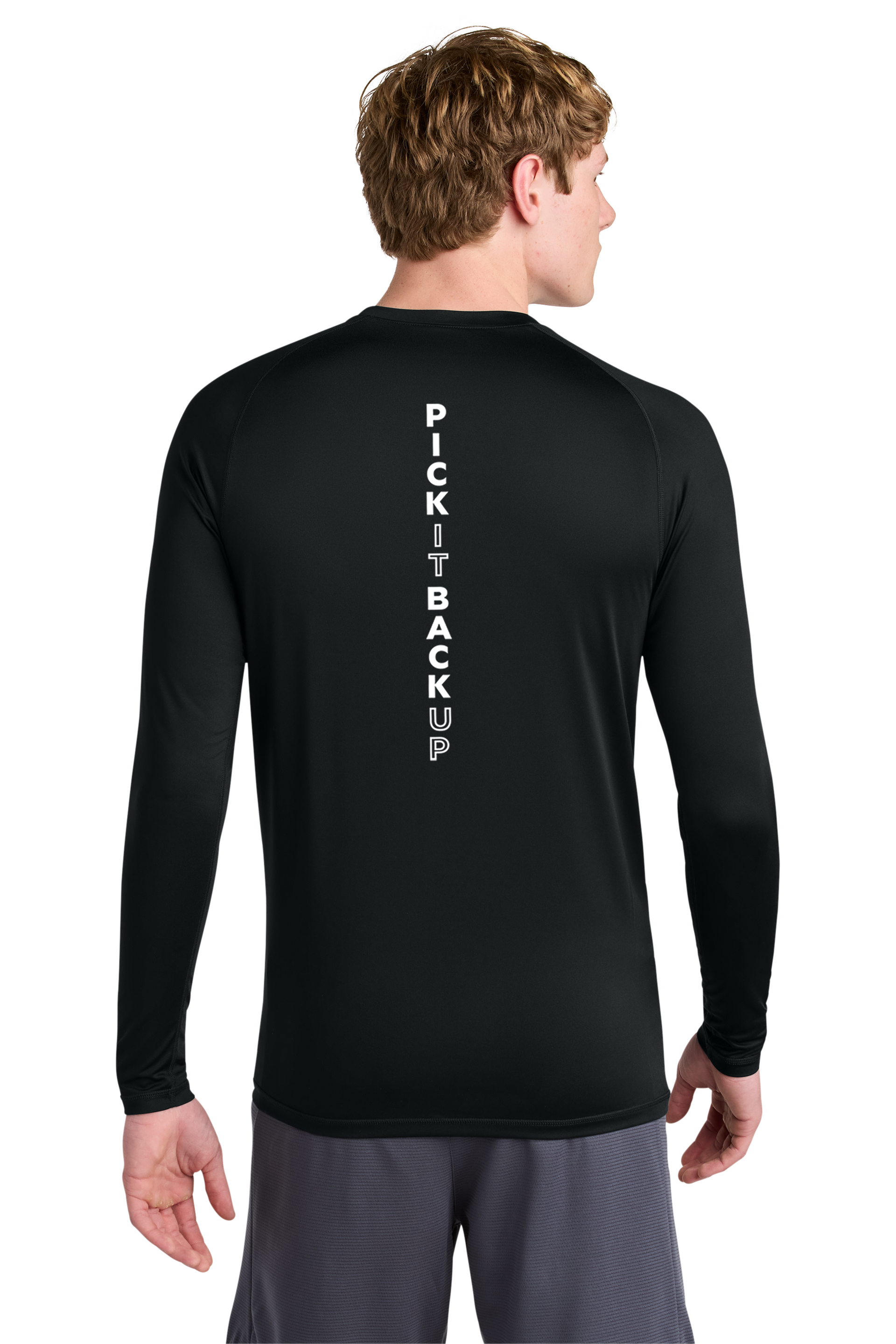 PIBU Spine Black Compression Long Sleeve