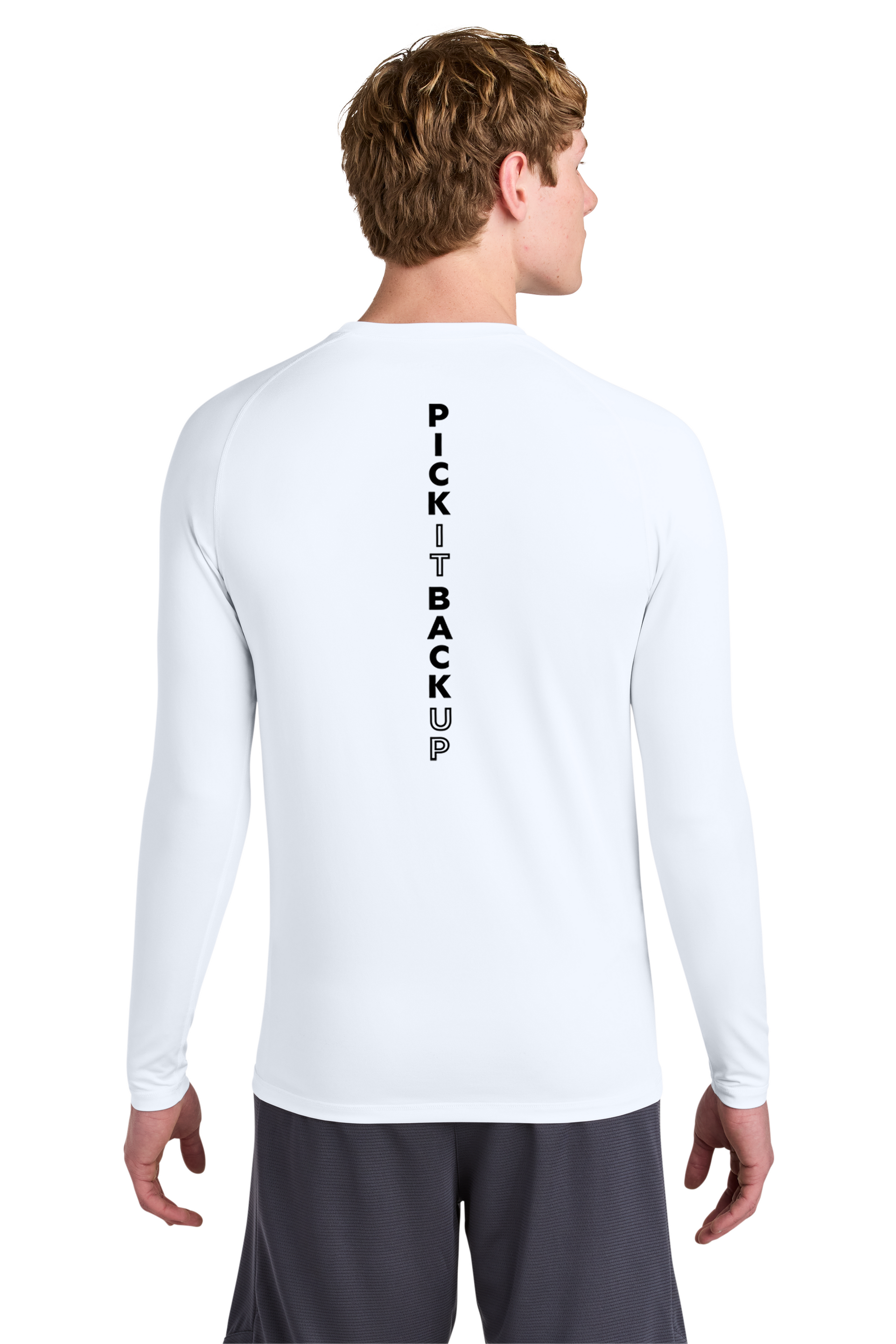 PIBU Spine White Compression Long Sleeve