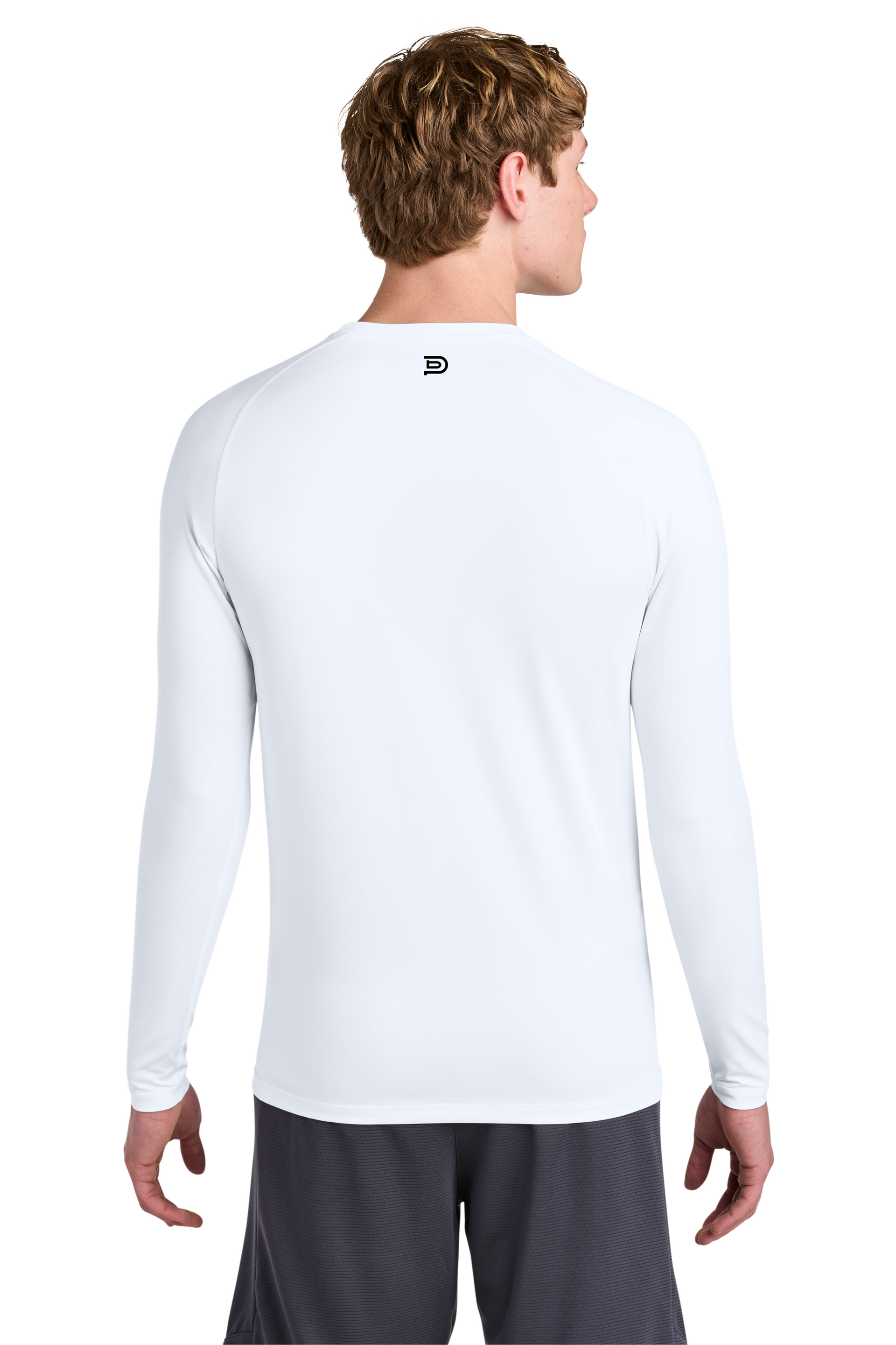 PIBU Soccer White Compression Long Sleeve