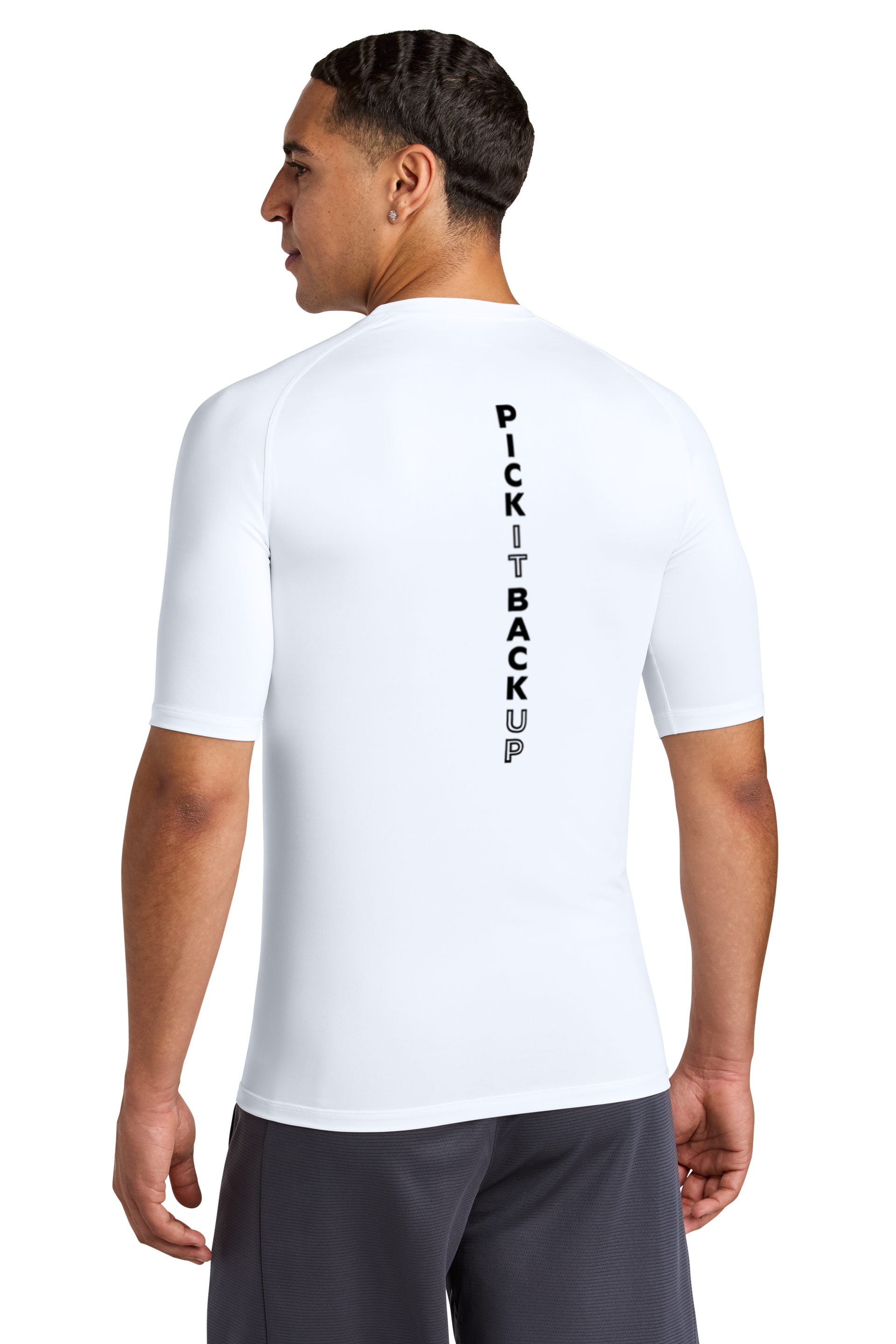 PIBU Spine White Compression Shirt