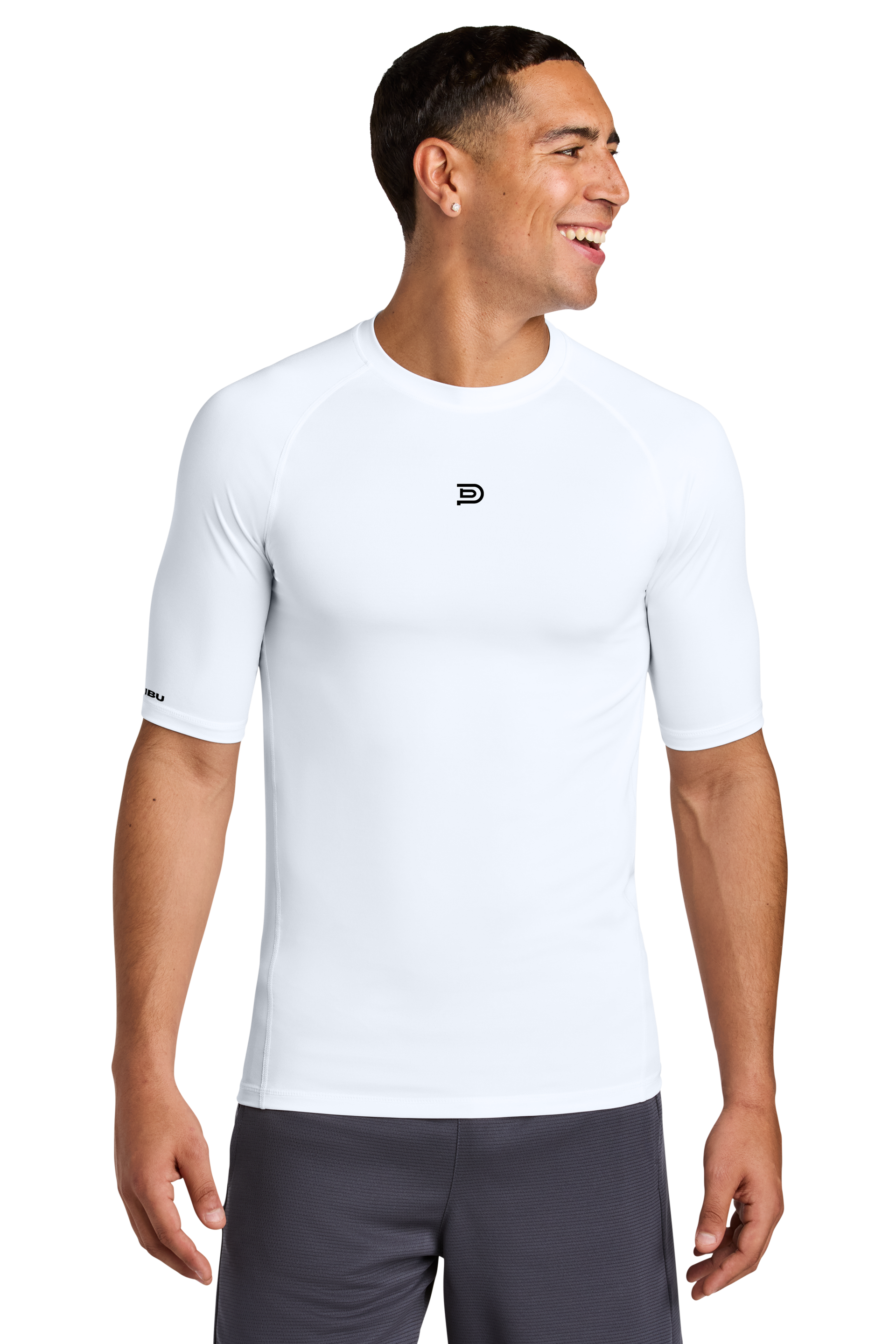 PIBU White Compression Shirt