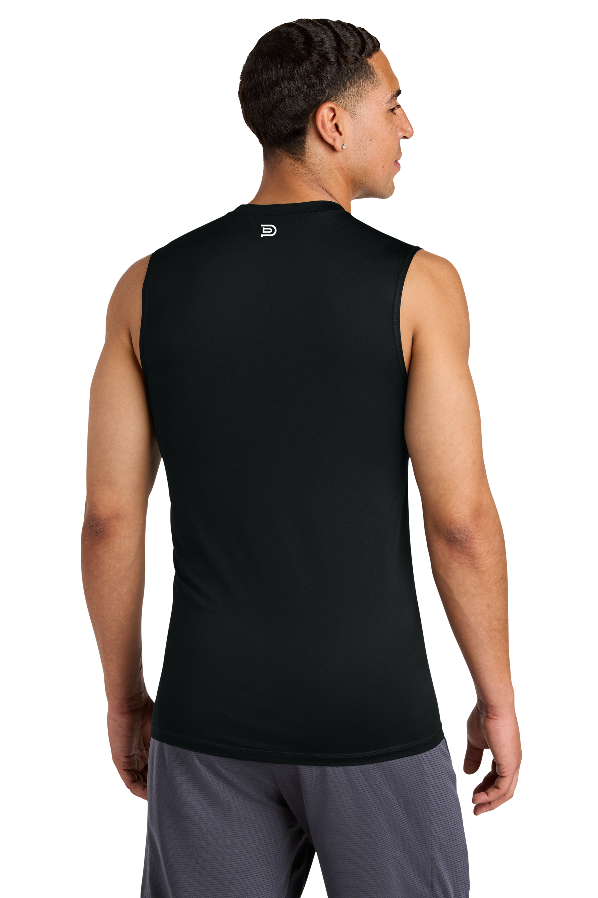 PIBU Soccer Ball Black Compression Sleeveless