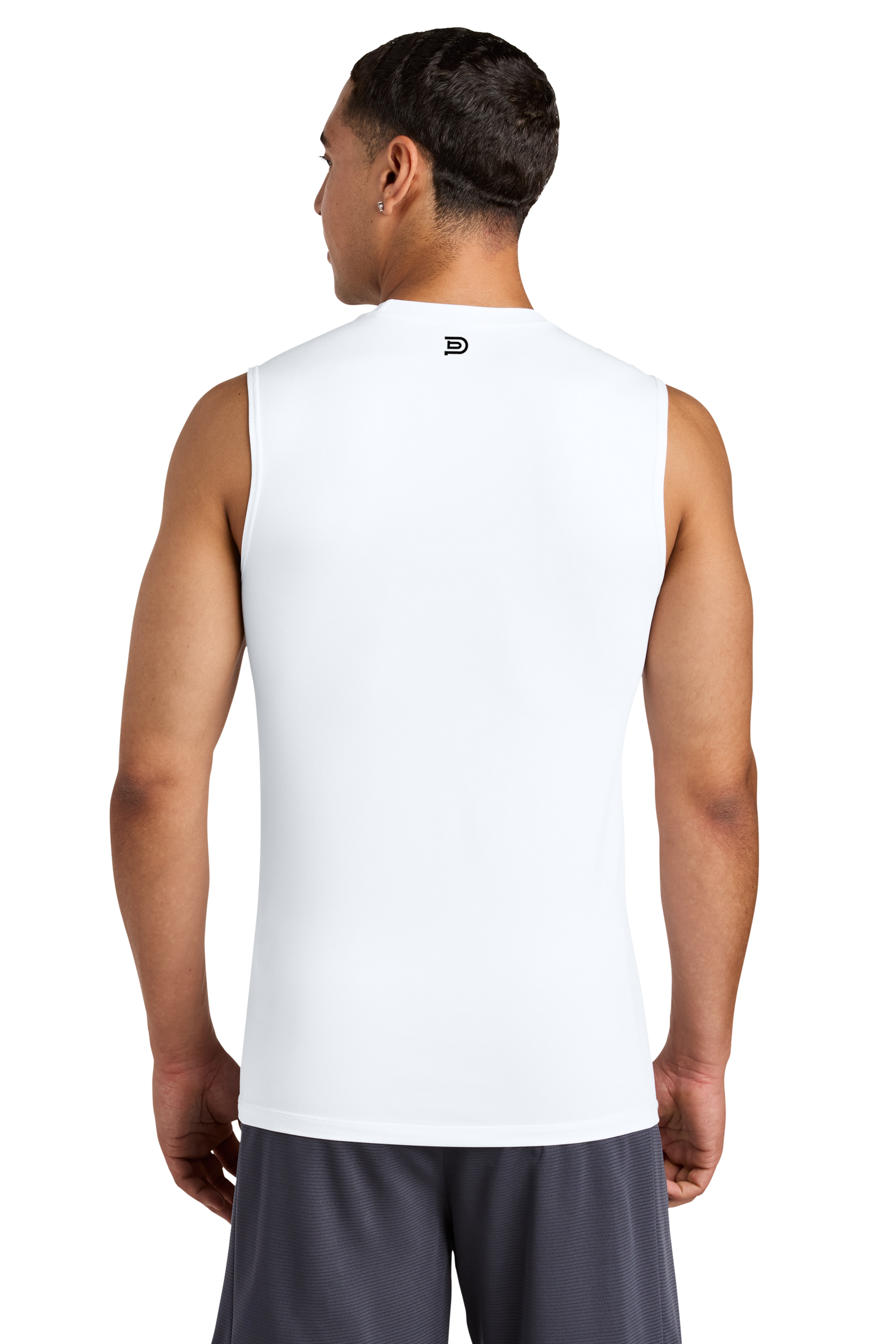 PIBU Golf White Compression Sleeveless