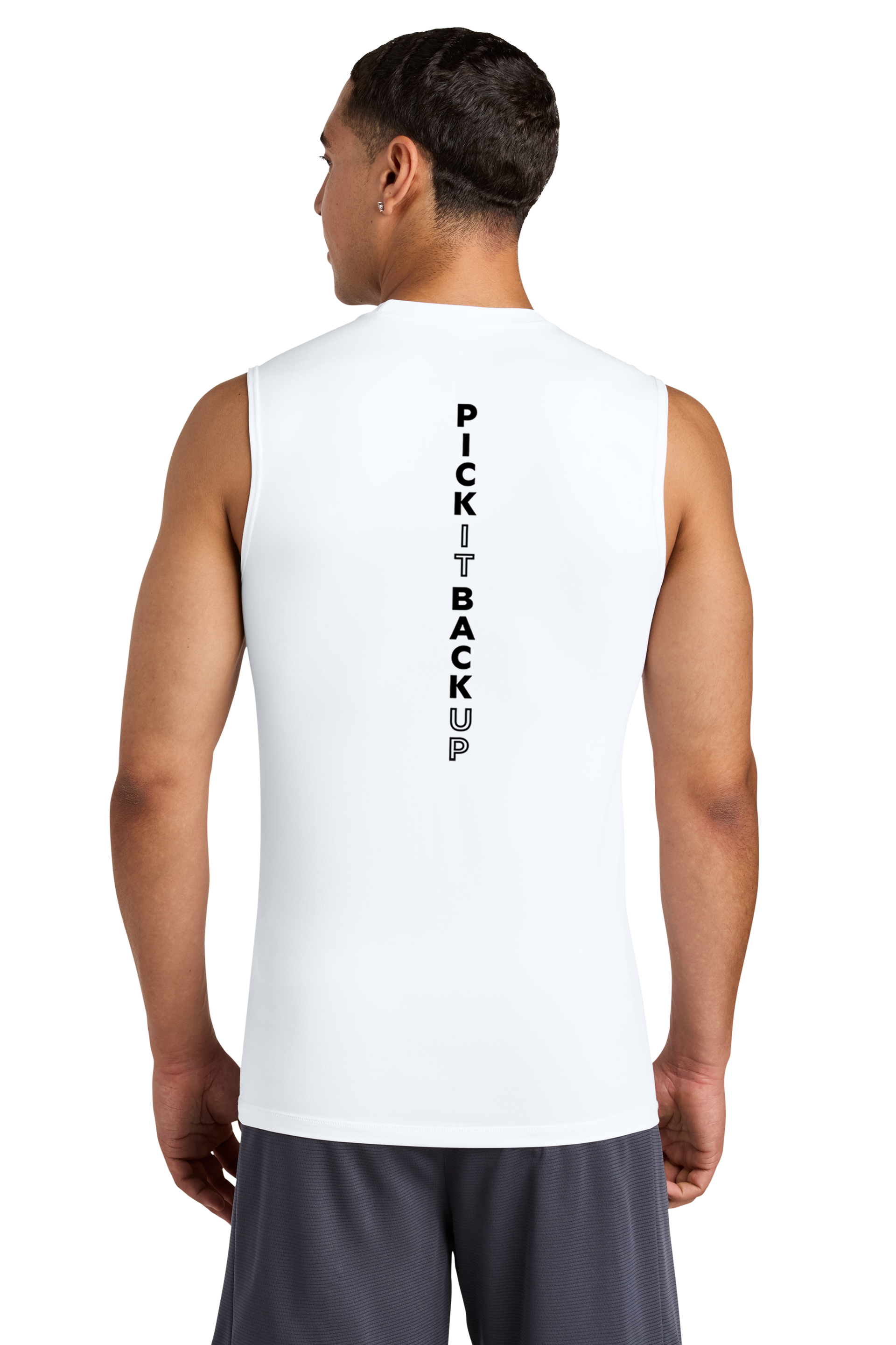 PIBU Spine White Compression Sleeveless