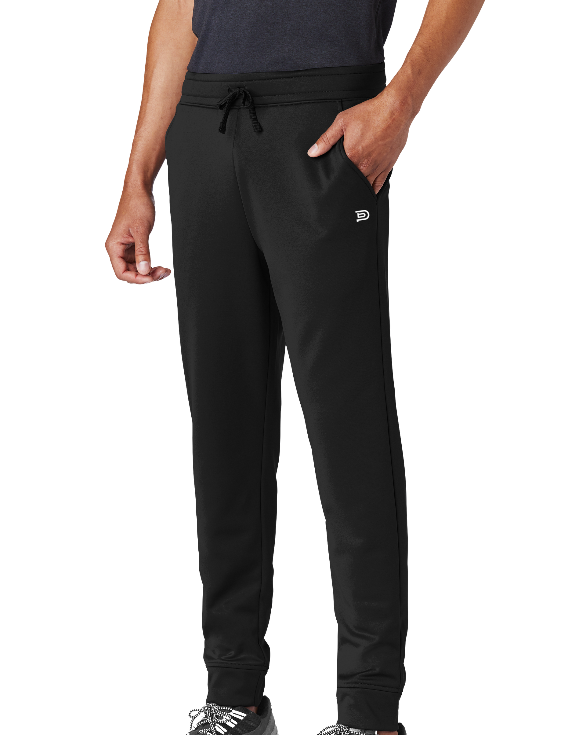 PIBU Fleece Cuffed Jogger - White