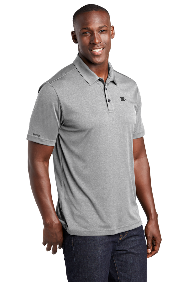 PIBU Polo - Light Gray Heather