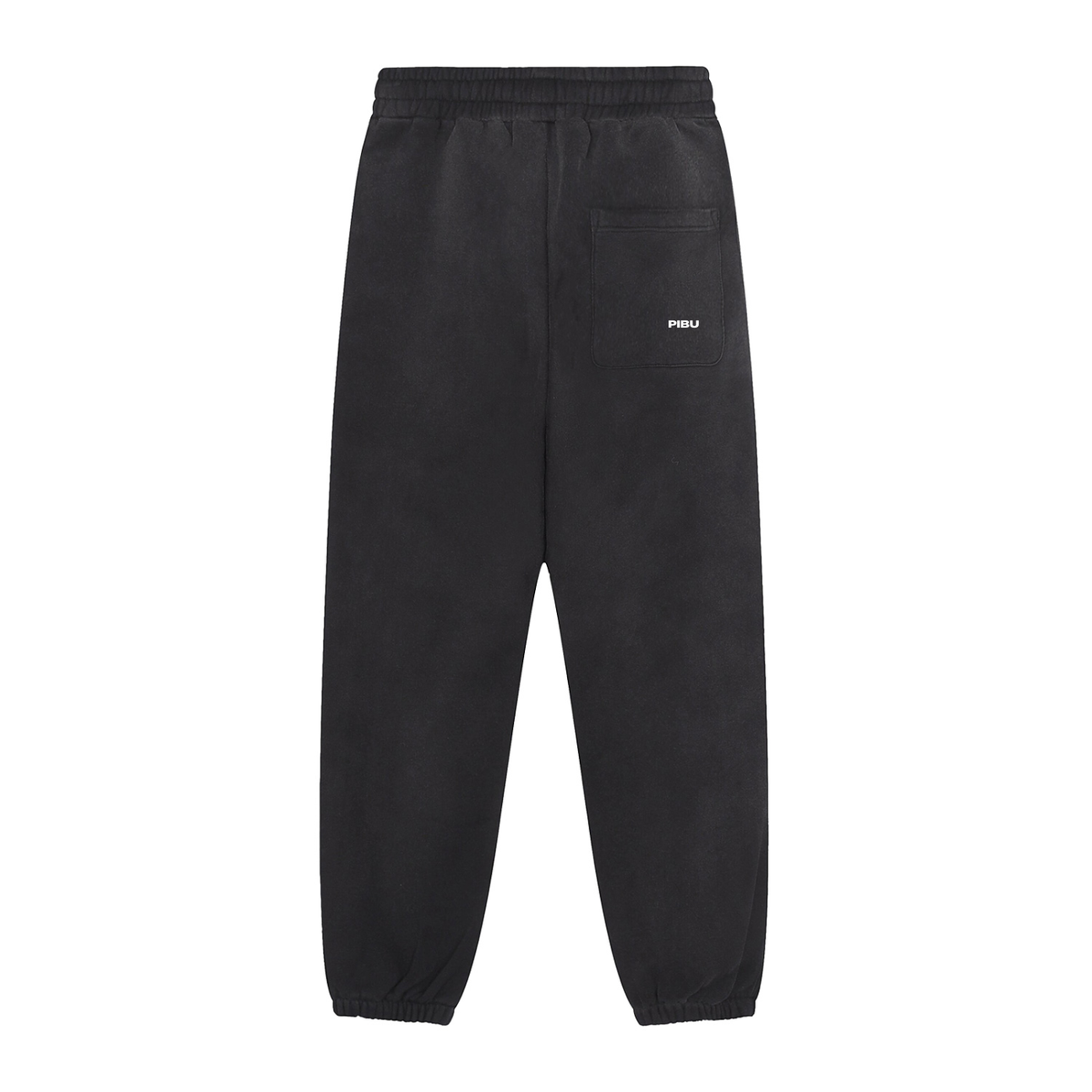 PIBU Sun Fade Fleece Jogged Sweatpants - Black